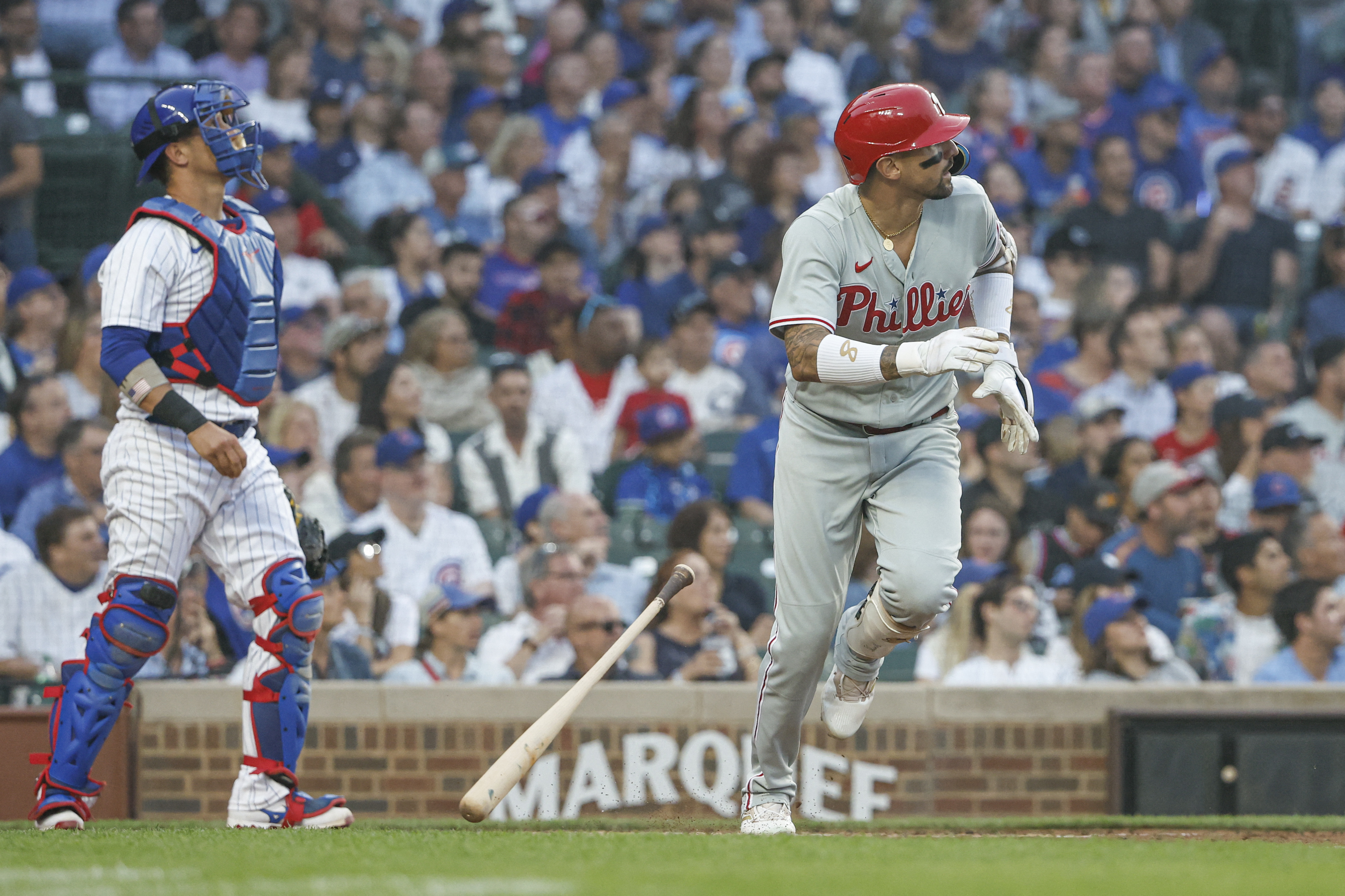 Castellanos' arm, Bohm's bat propel streaking Phillies to a season