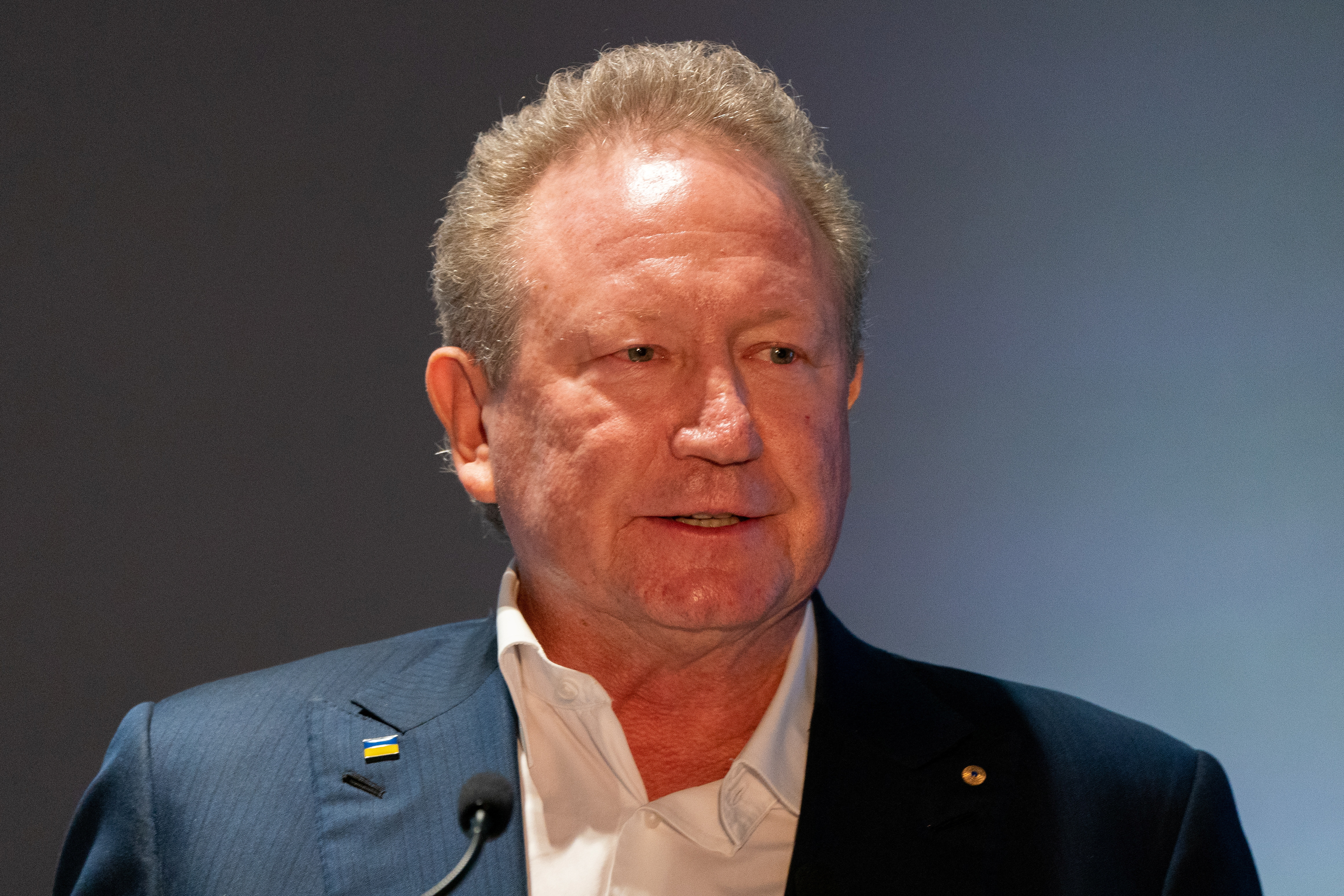 Andrew Forrest, Chairman and Founder, Fortescue Metals Group speaks at the Global Energy Transition 2022 conference in New York