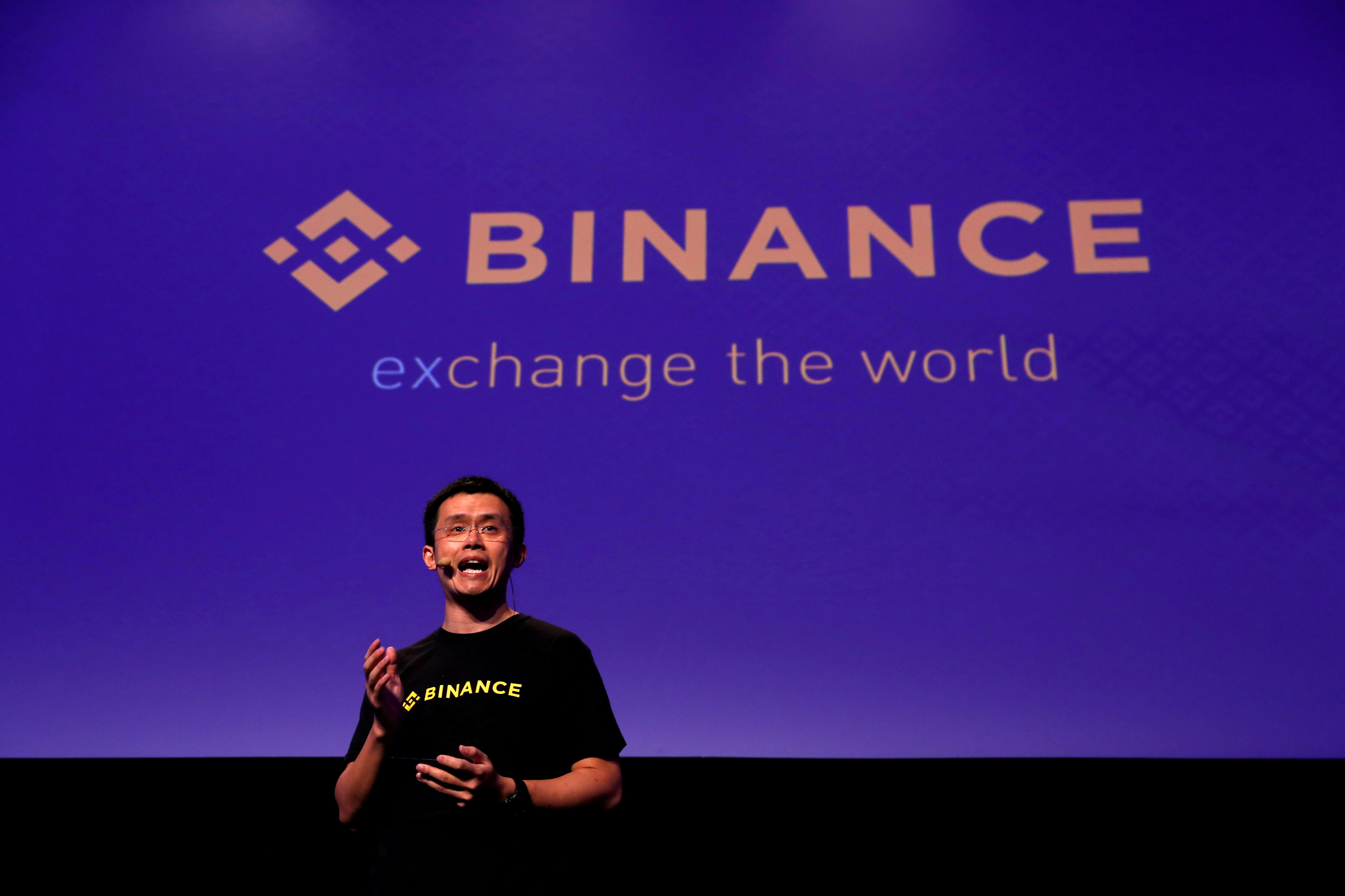 Changpeng Zhao, CEO of Binance, speaks at the Delta Summit, Malta's official Blockchain and Digital Innovation event promoting cryptocurrency, in St Julian's, Malta October 4, 2018. REUTERS/Darrin Zammit Lupi/File Photo