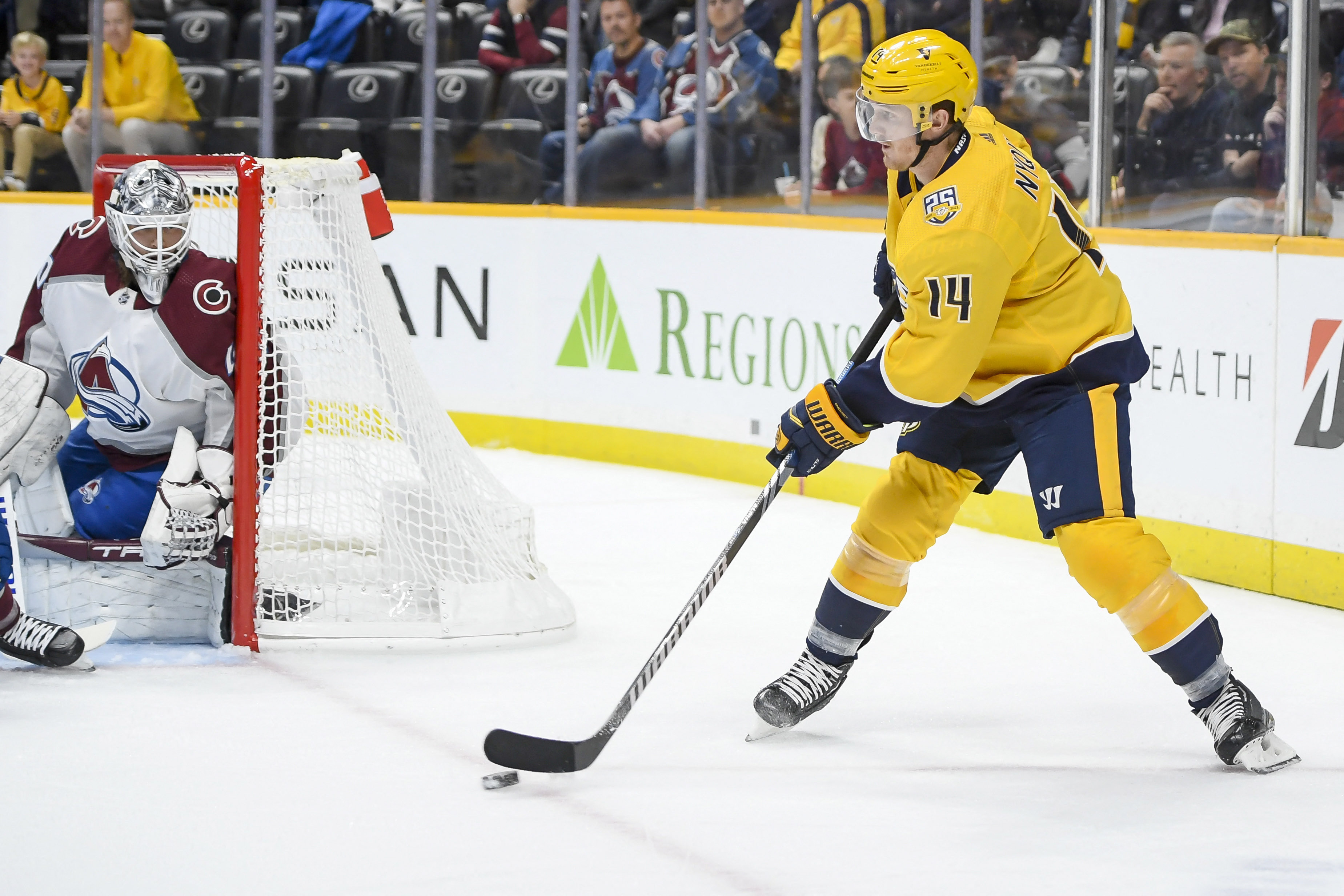 Predators Ride Two Last Minute Goals To Win Over Avs Reuters