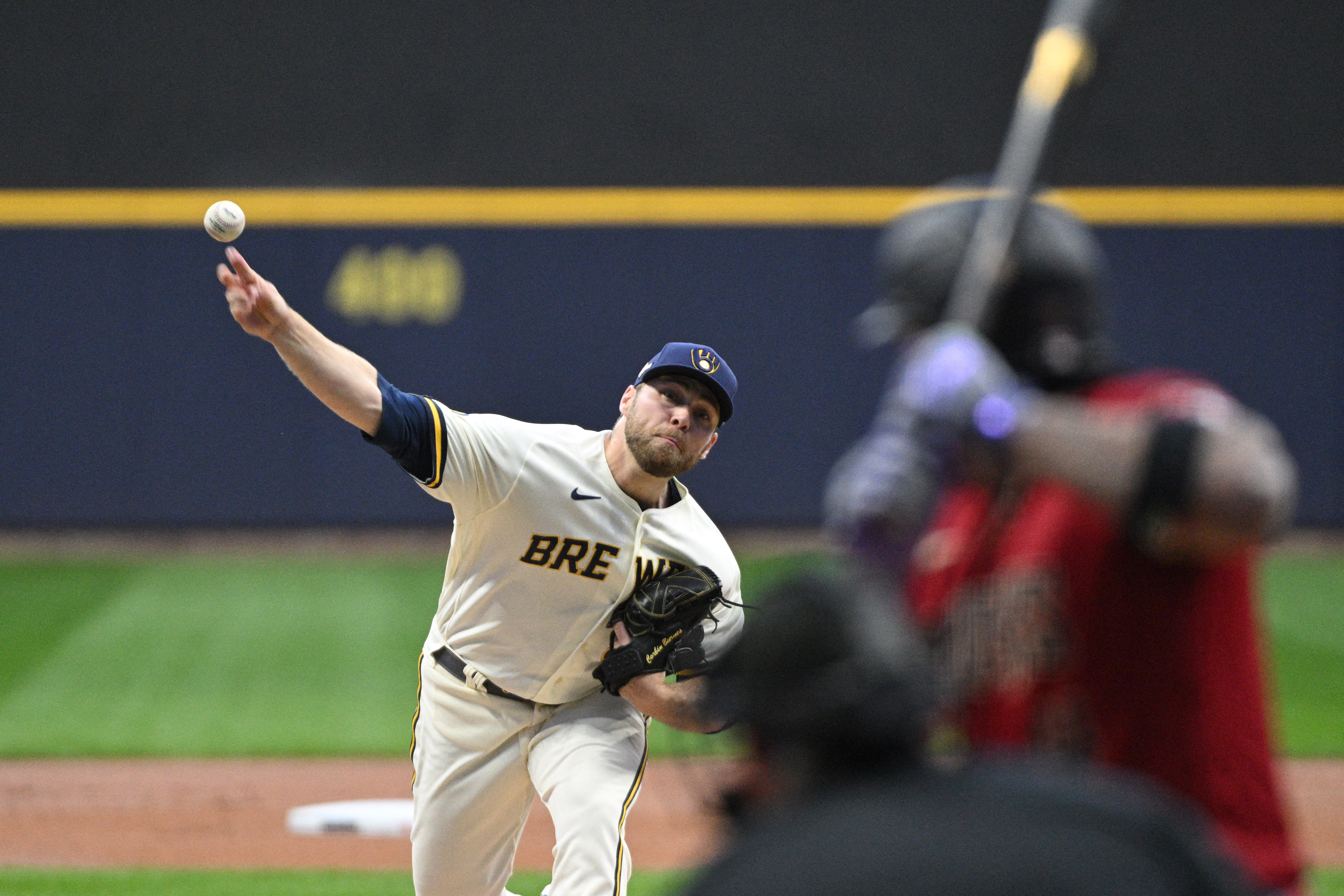 Corbin Burnes saw the bat and said : r/Brewers