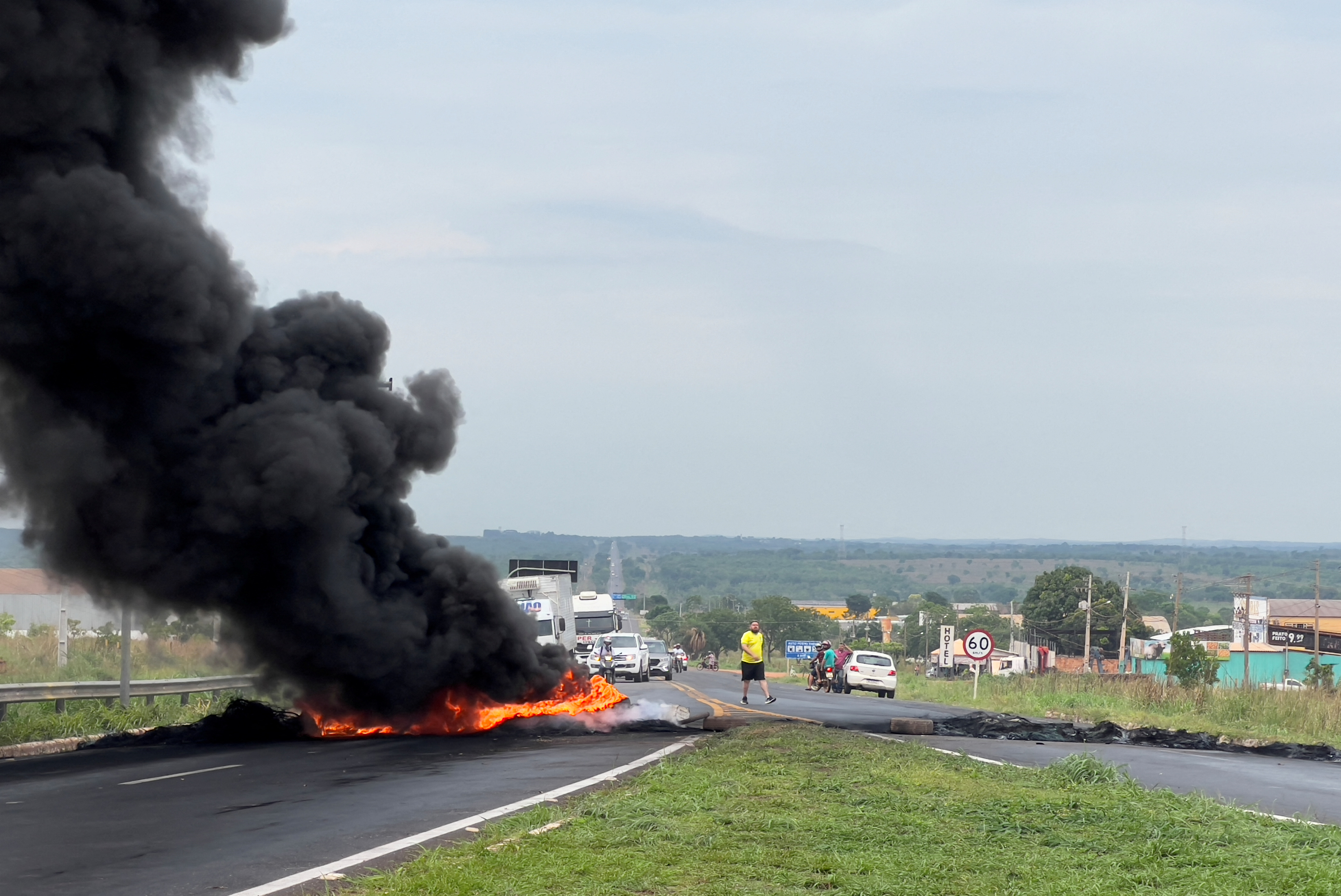 Demonstrations on the day after the Brazilian presidential election run-off