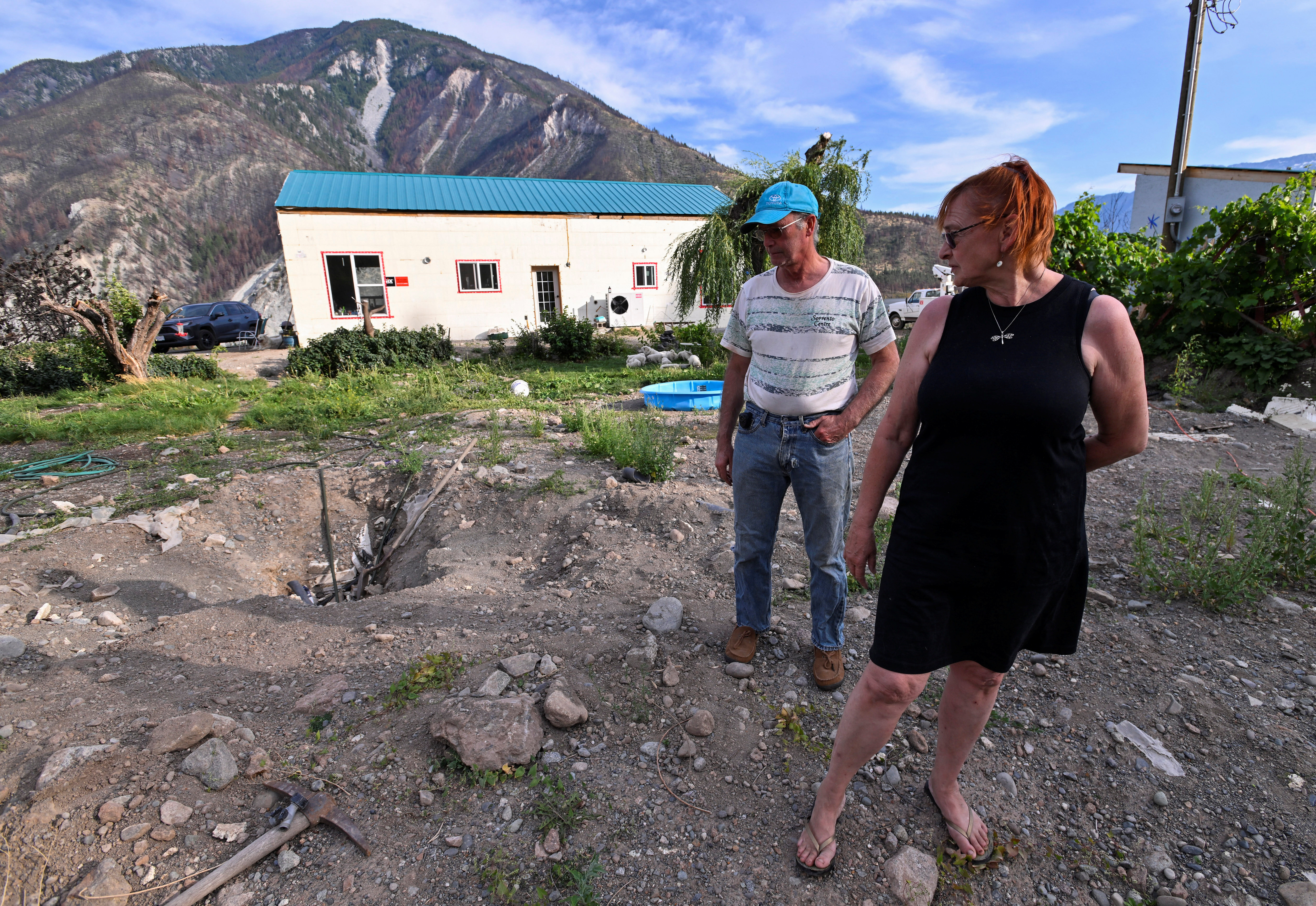 One year after a wildfire entirely destroyed the western Canadian village of Lytton