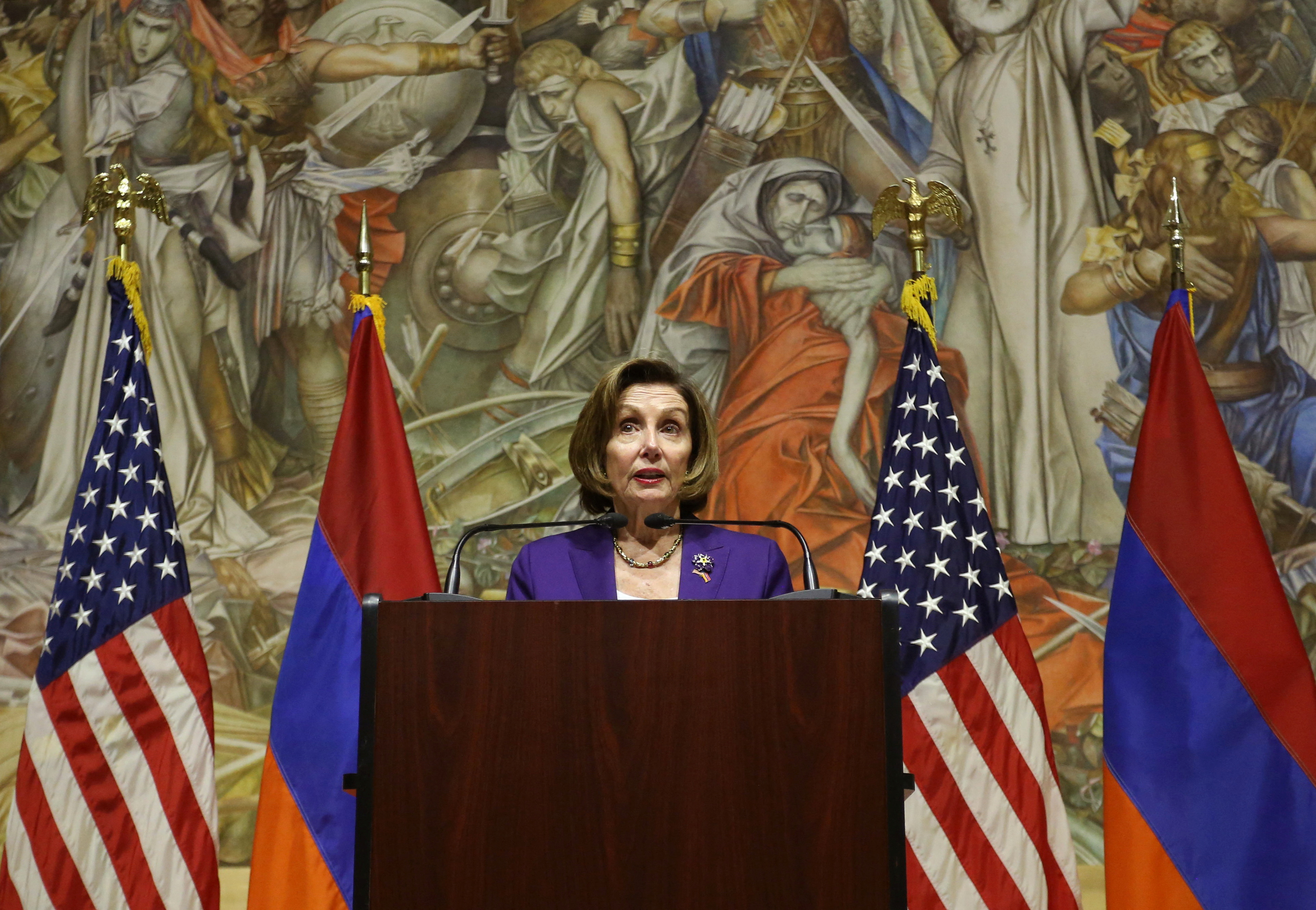 U.S. House of Representatives Speaker Nancy Pelosi visits Armenia