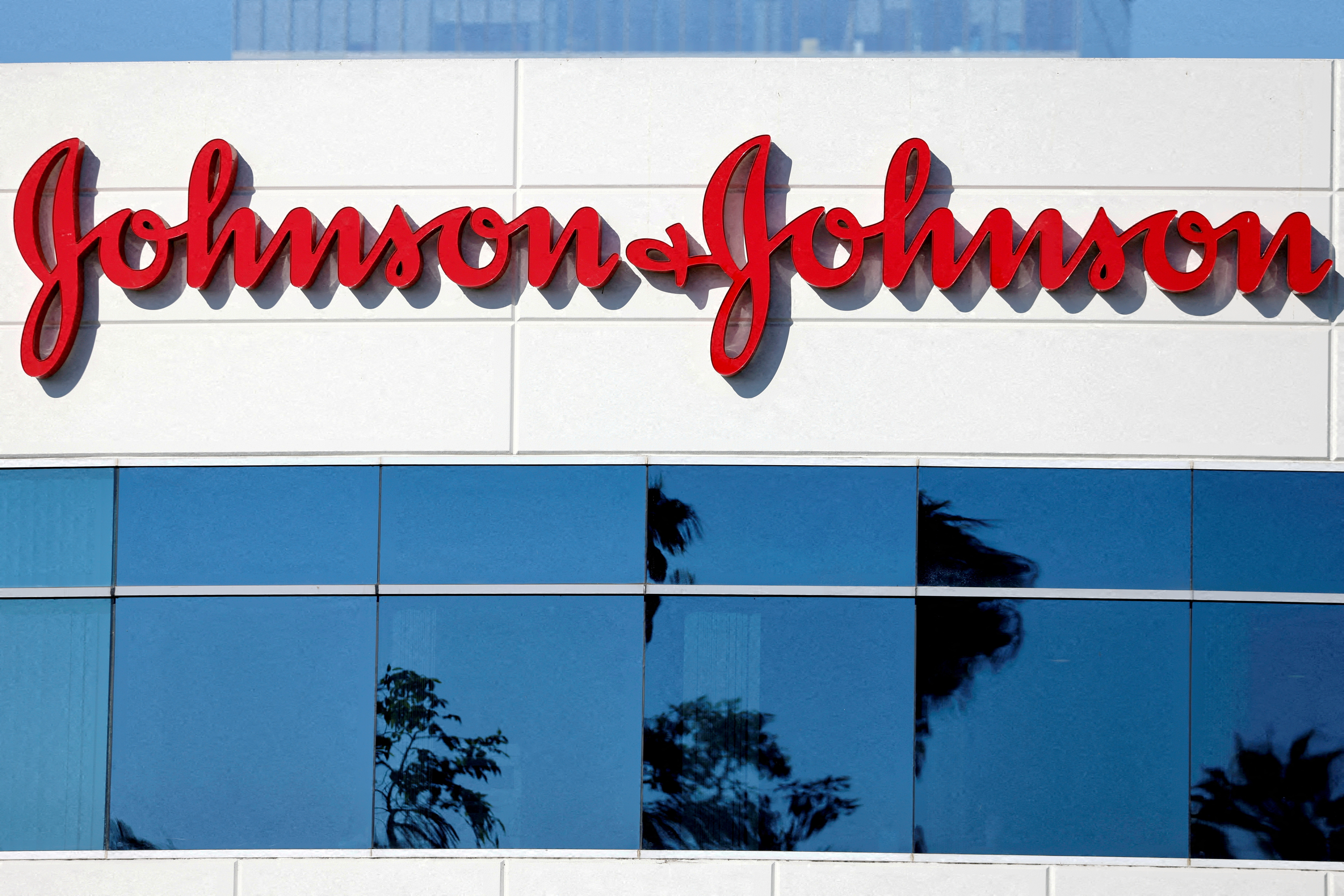 Johnson & Johnson company offices are shown in Irvine, California