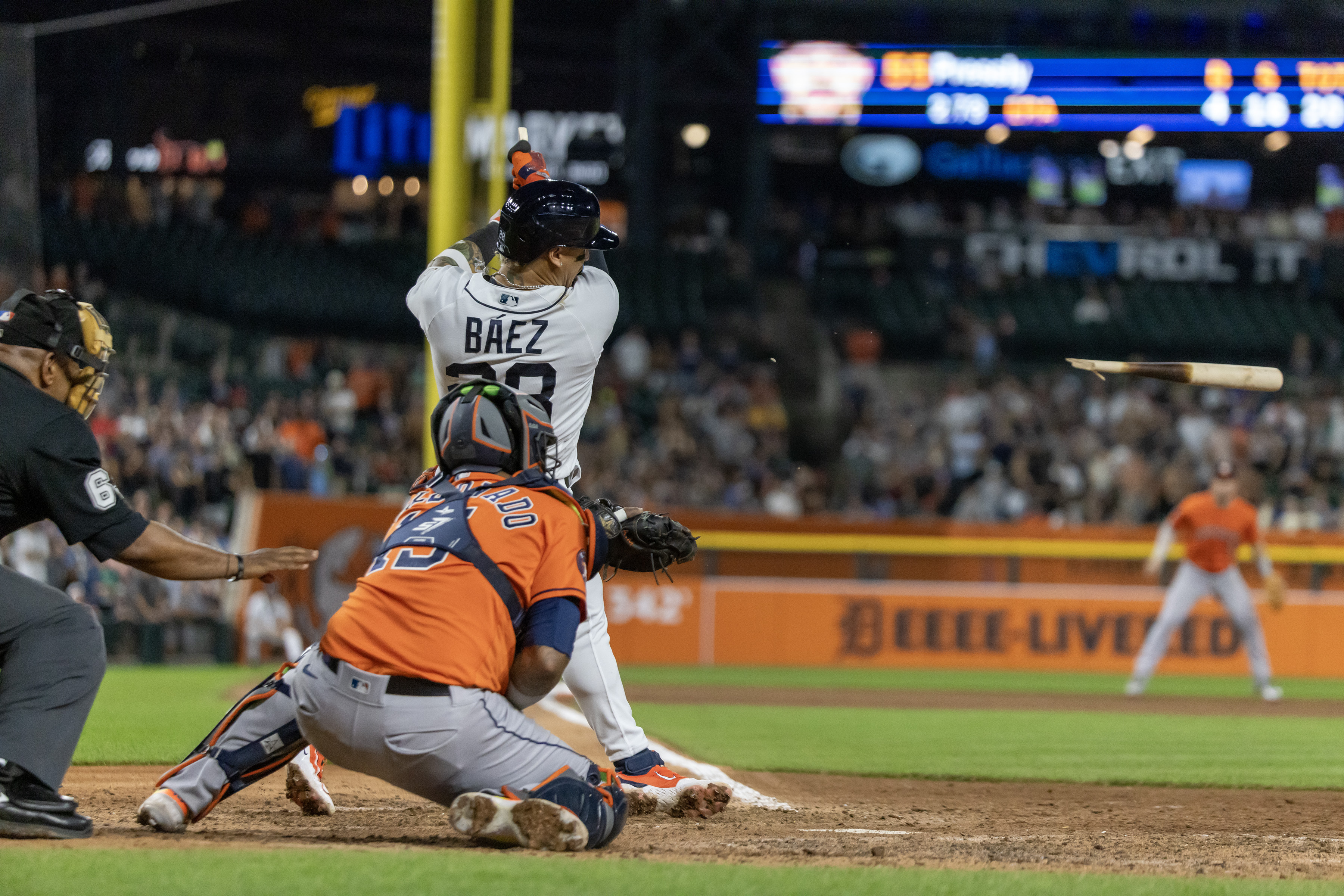 MLB roundup: Tigers rookie Parker Meadows blasts walk-off HR