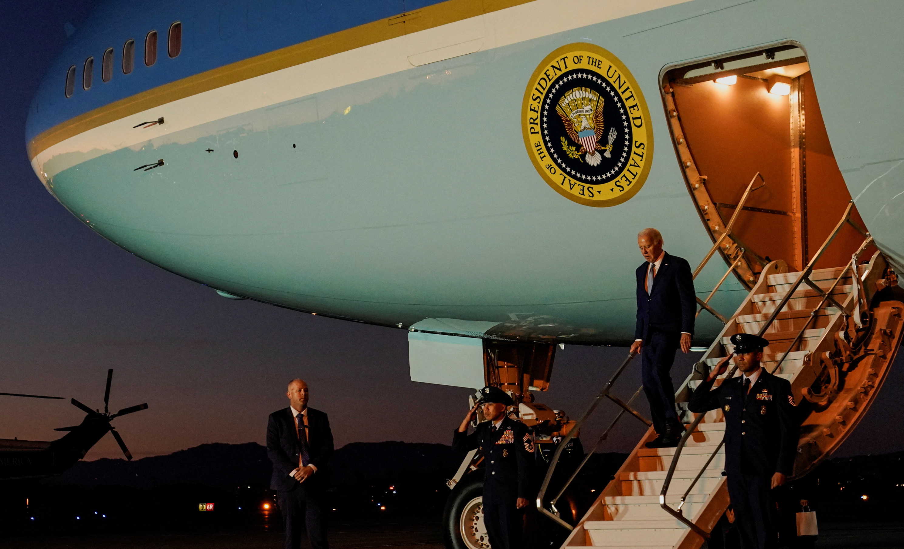 U.S. President Biden travels to Nevada and California