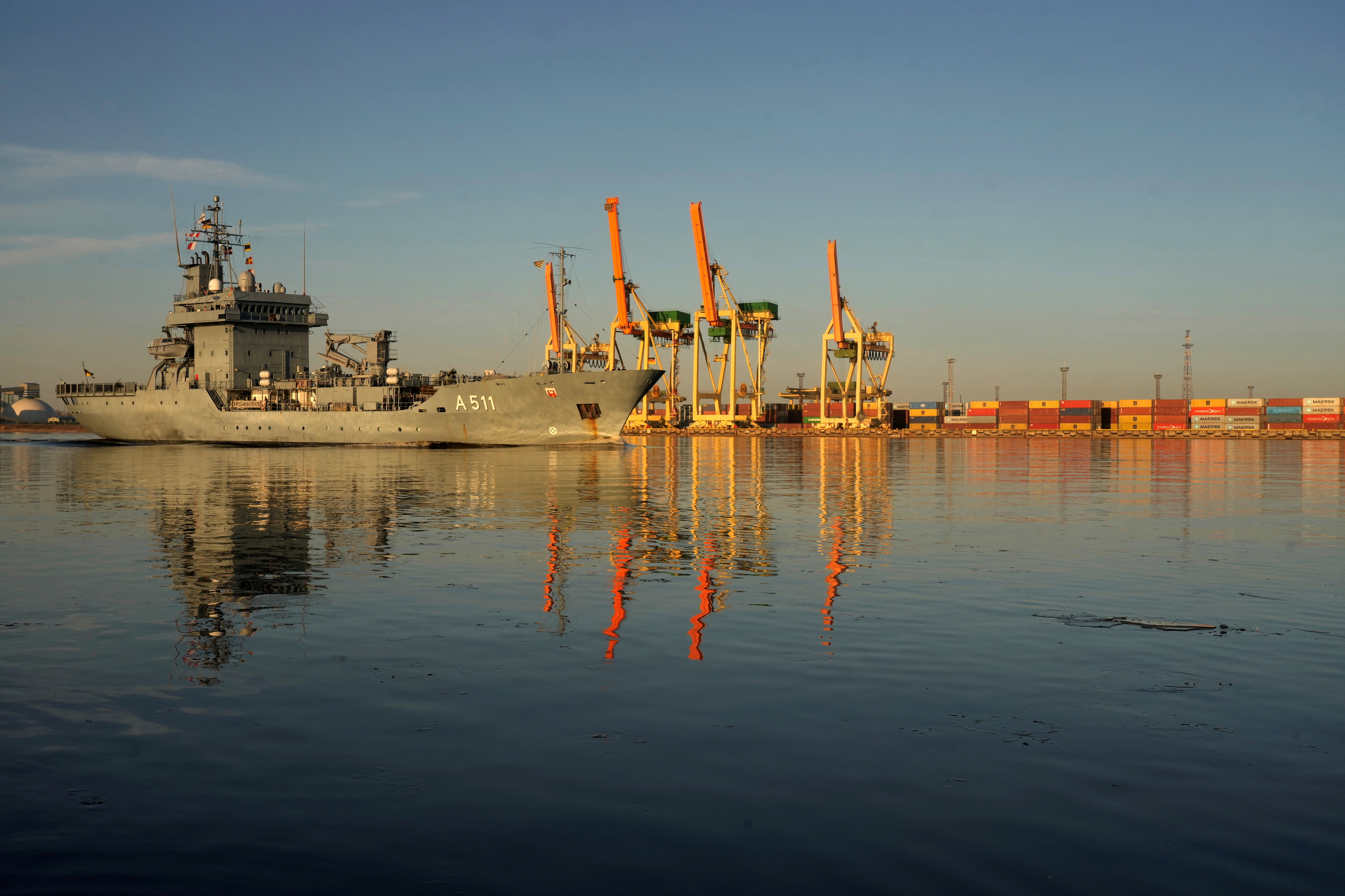 NATO warships attend Baltic MCM Squadex 22 exercise in Riga port
