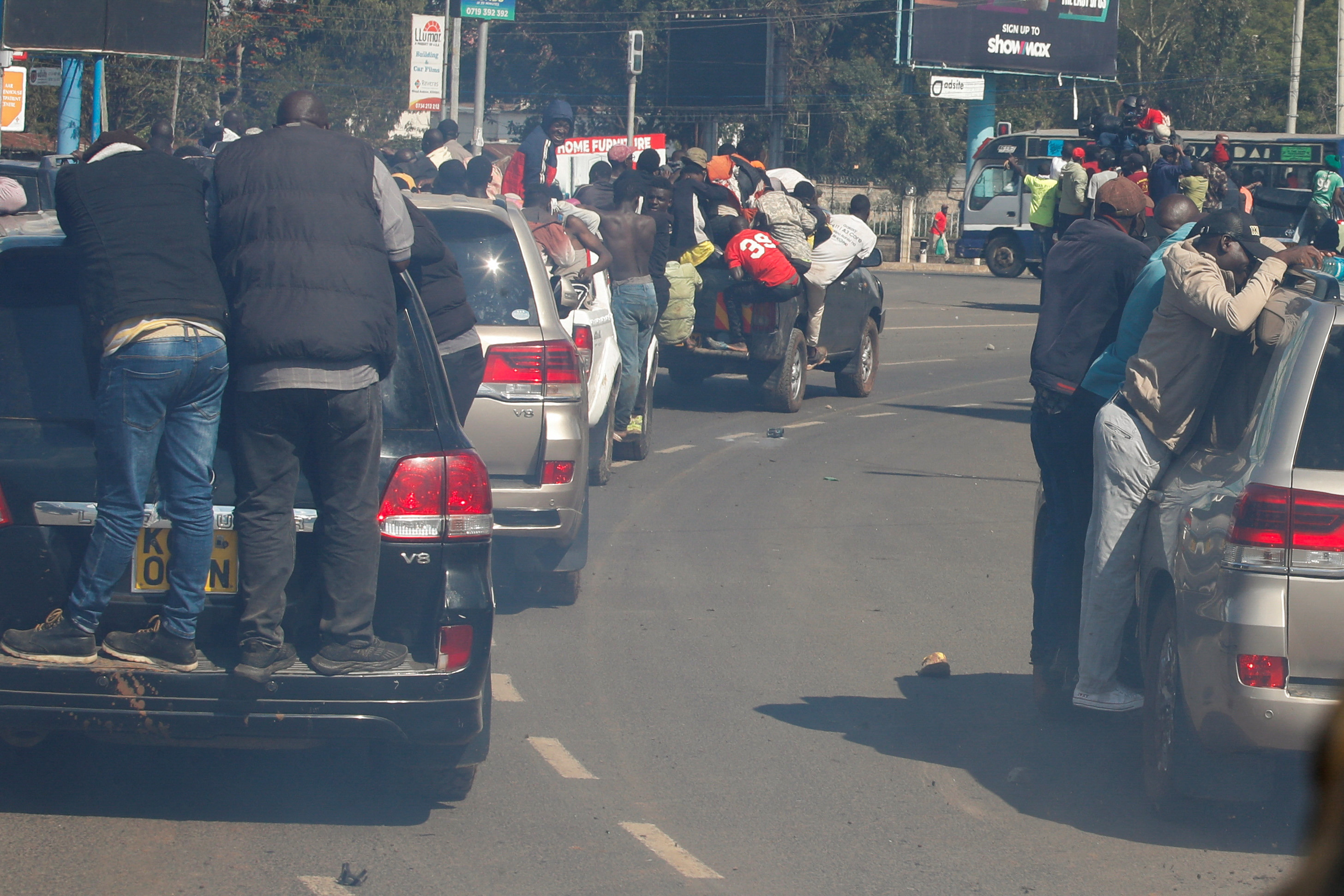 Nationwide protest over cost of living and against President William Ruto's government in Nairobi