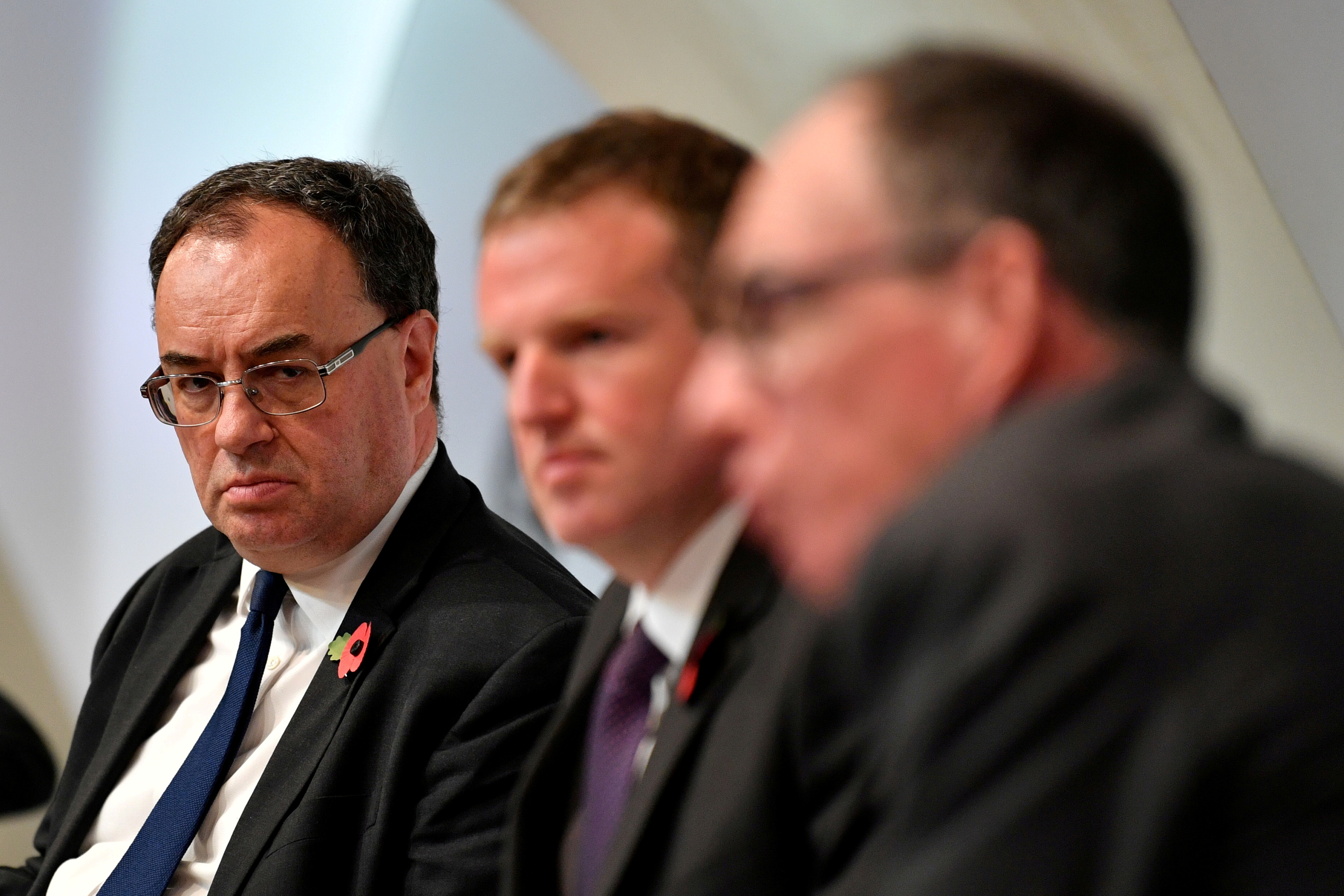 Governor of the Bank of England Andrew Bailey attends the Monetary Policy Report Press Conference, in London