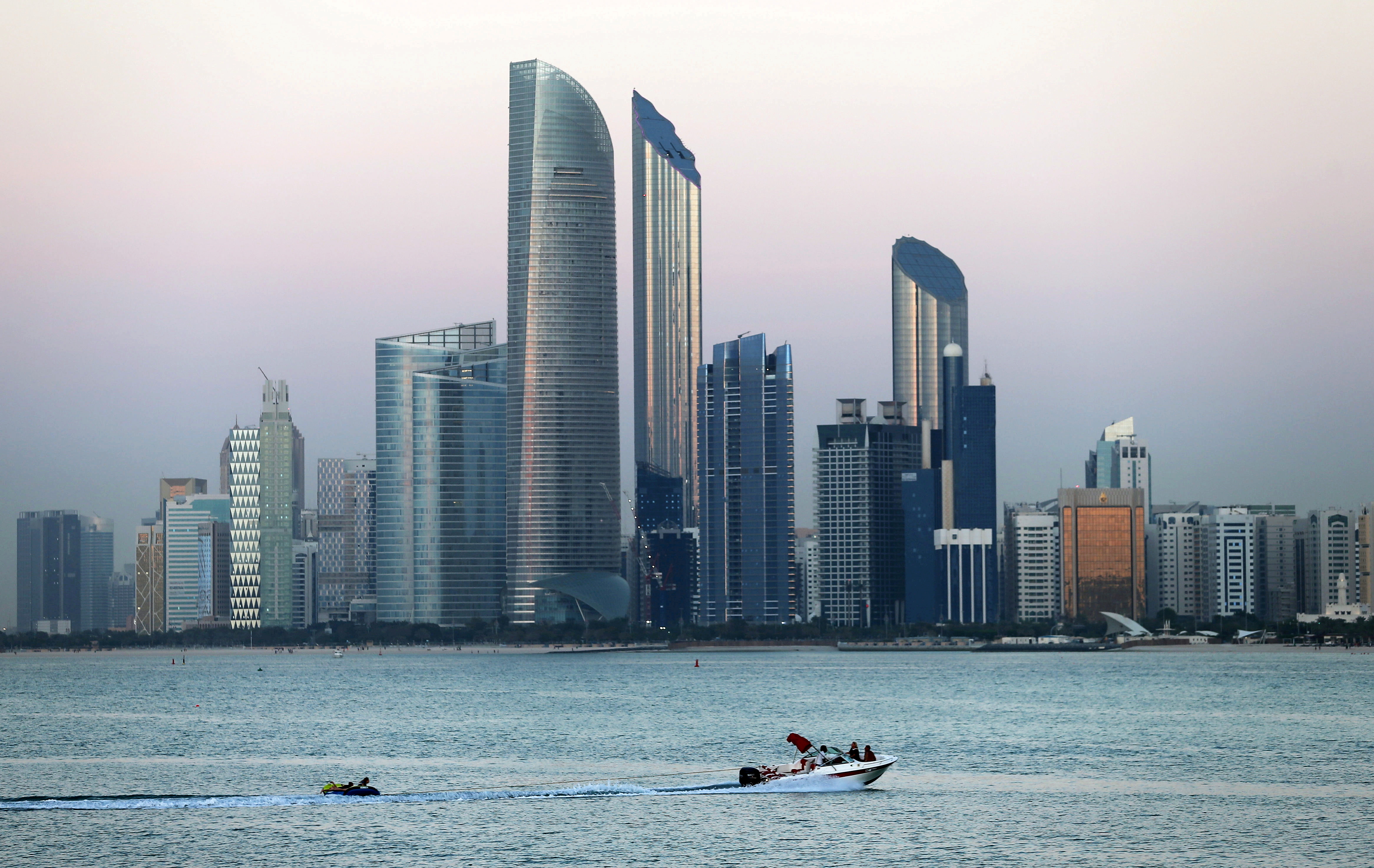 General view of Abu Dhabi, United Arab Emirates, January 3, 2019. Picture taken January 3, 2019.