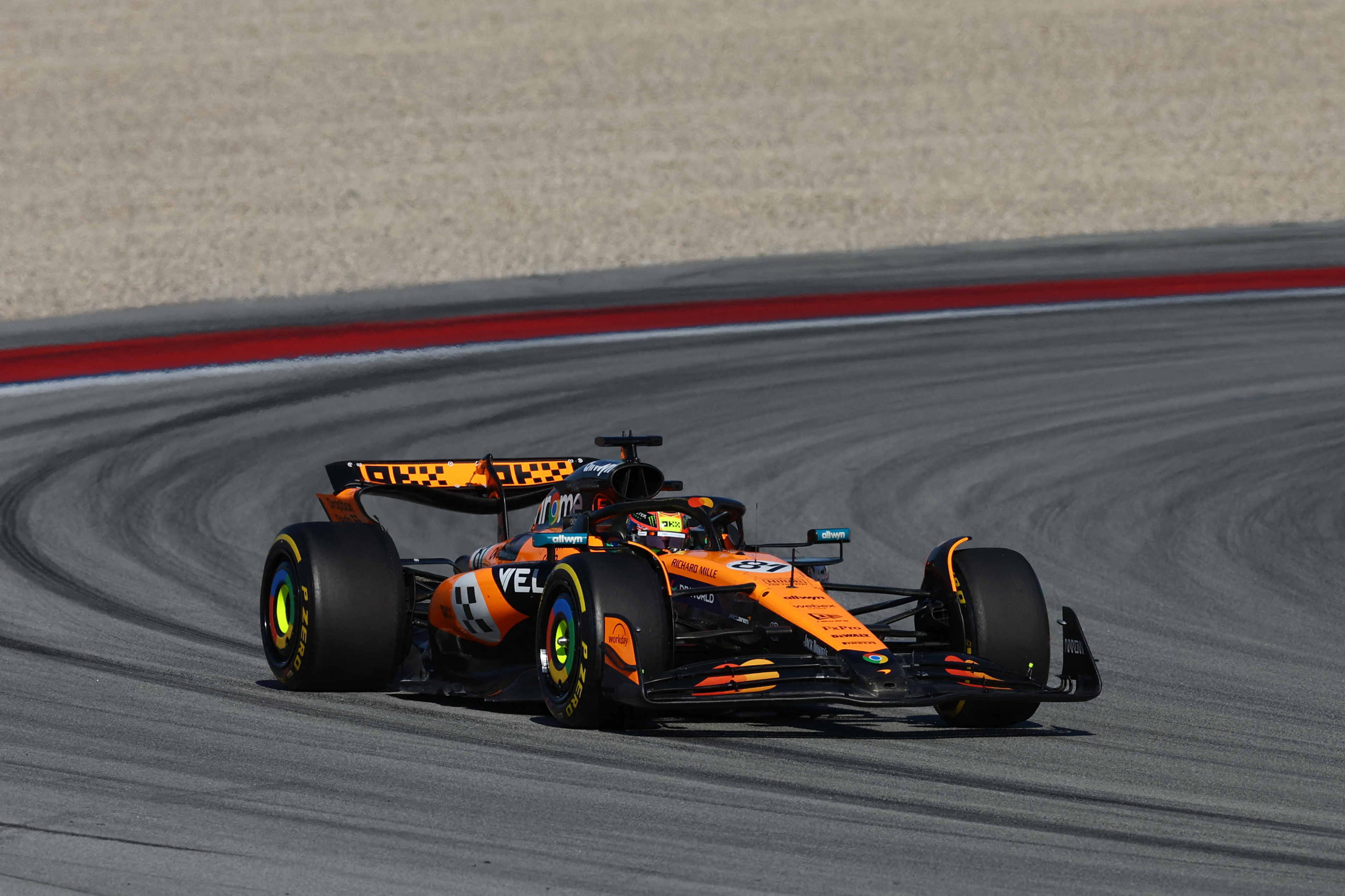 F1＝スペインGPフリー走行、ピアストリが最速 角田13番手