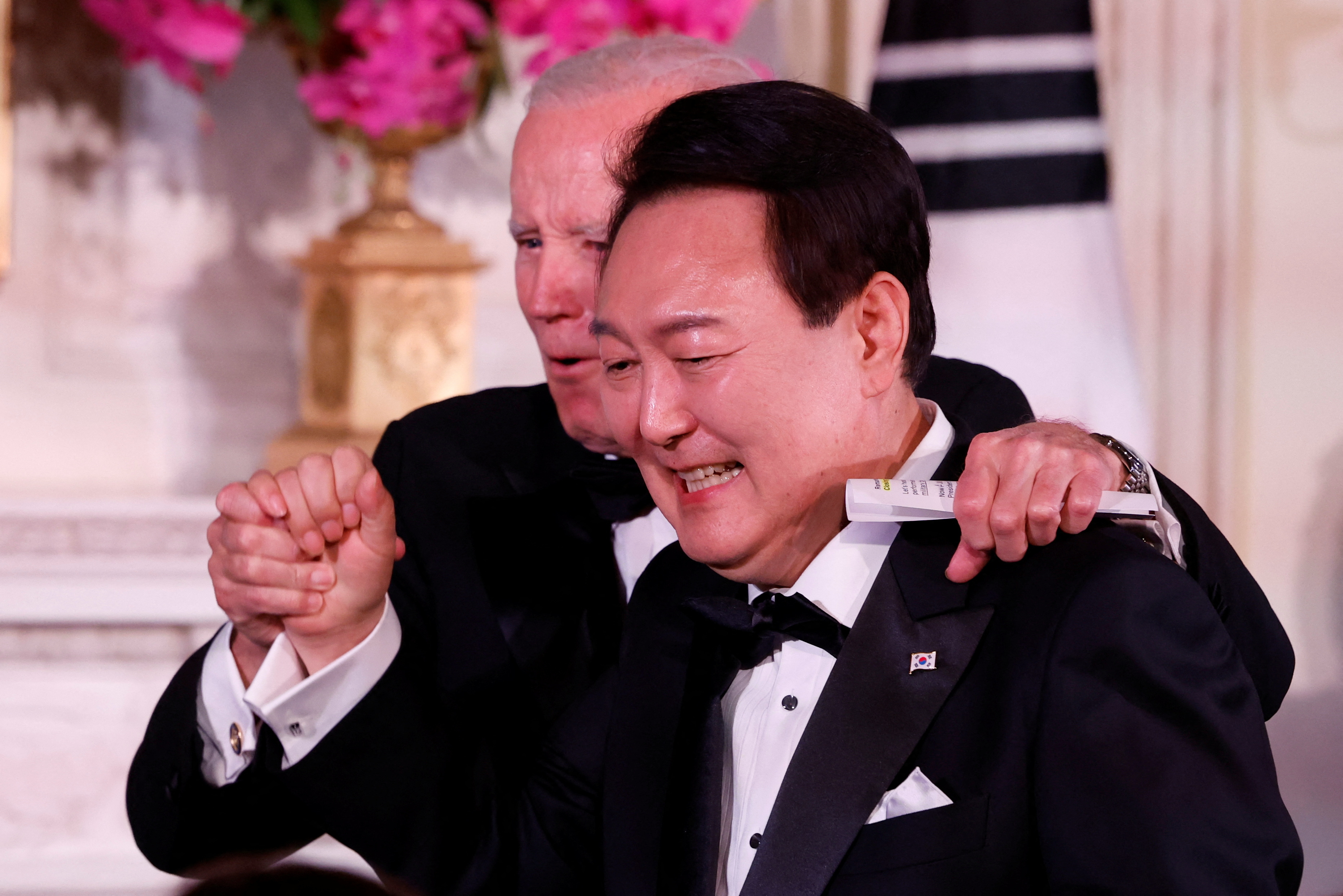 South Koreas Yoon Sings American Pie At White House State Dinner