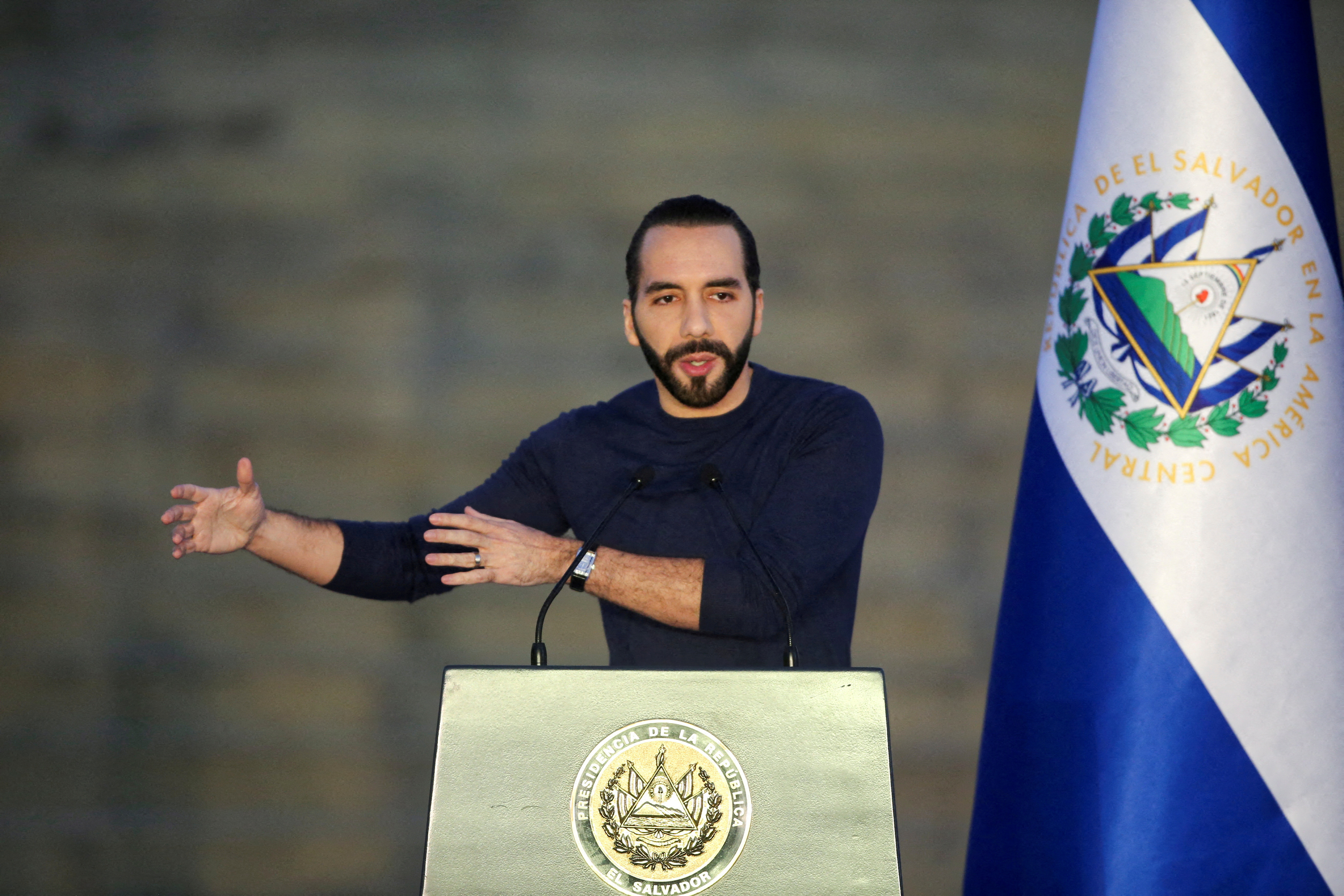 El Salvador's Bukele looks set to cruise to controversial