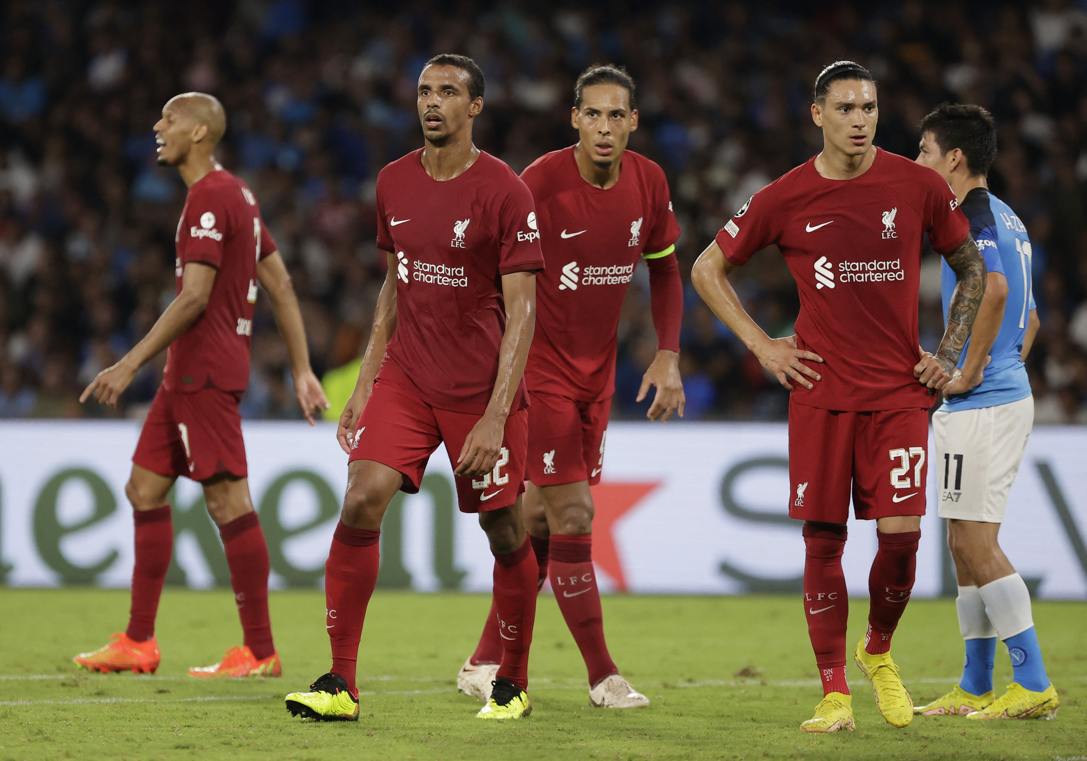 Liverpool crash to 4-1 defeat at inspired Napoli | Reuters