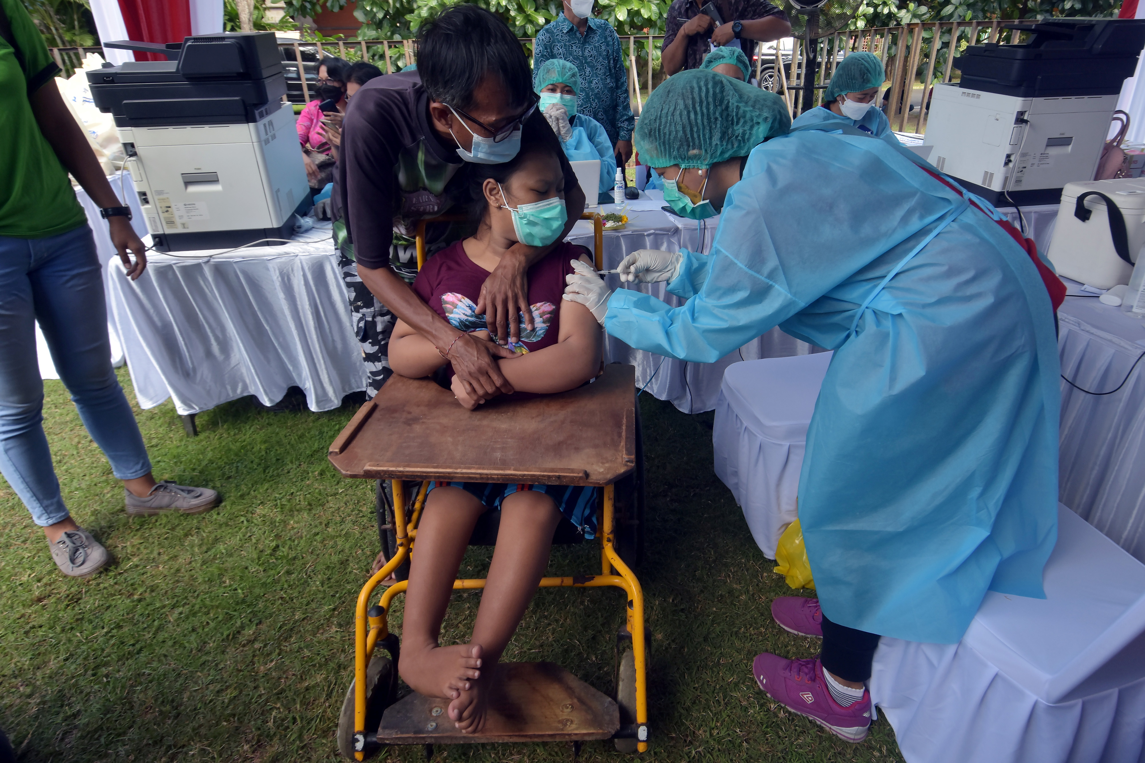 Mass vaccination program in Denpasar