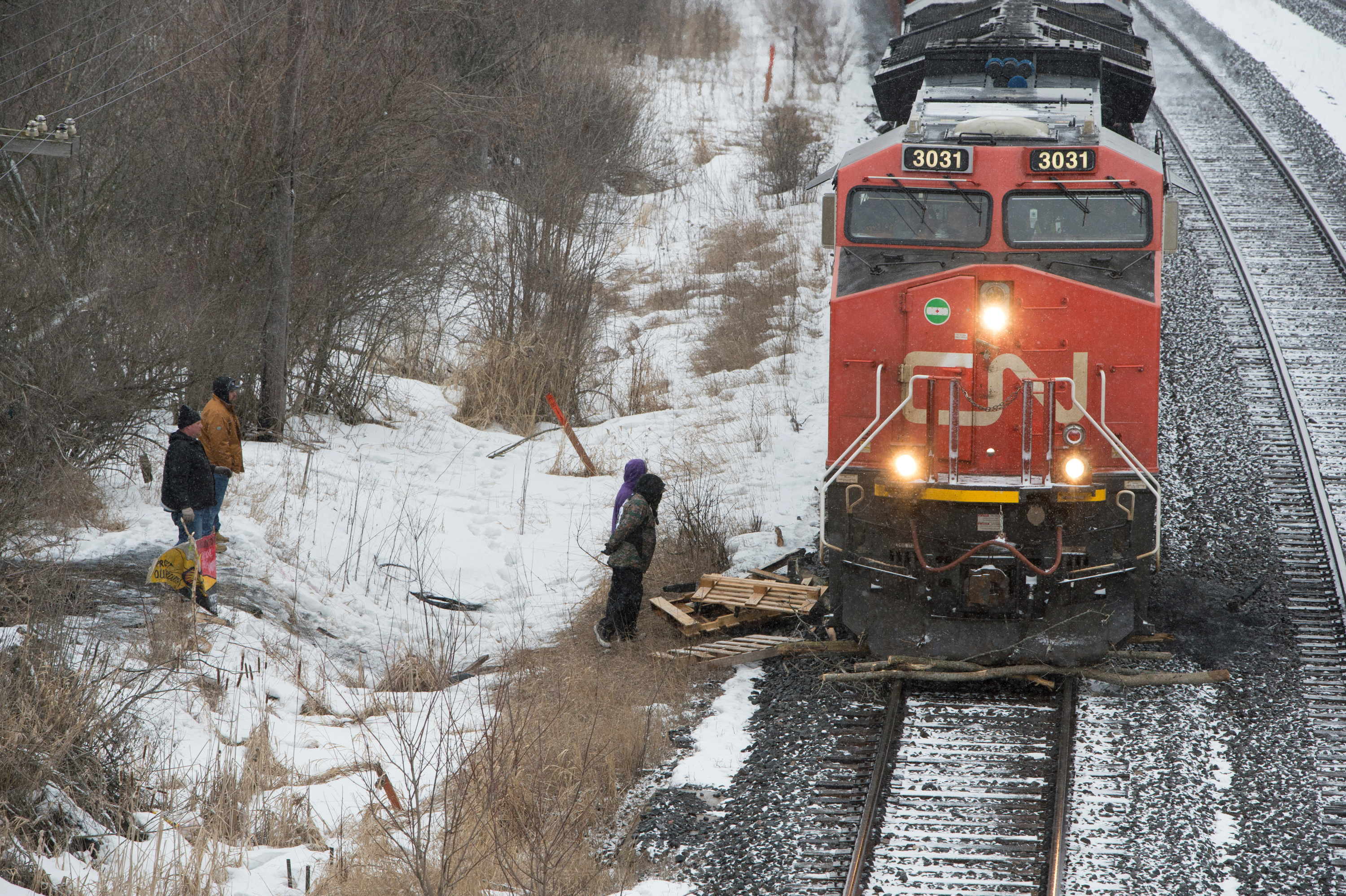 canadian national wooden train