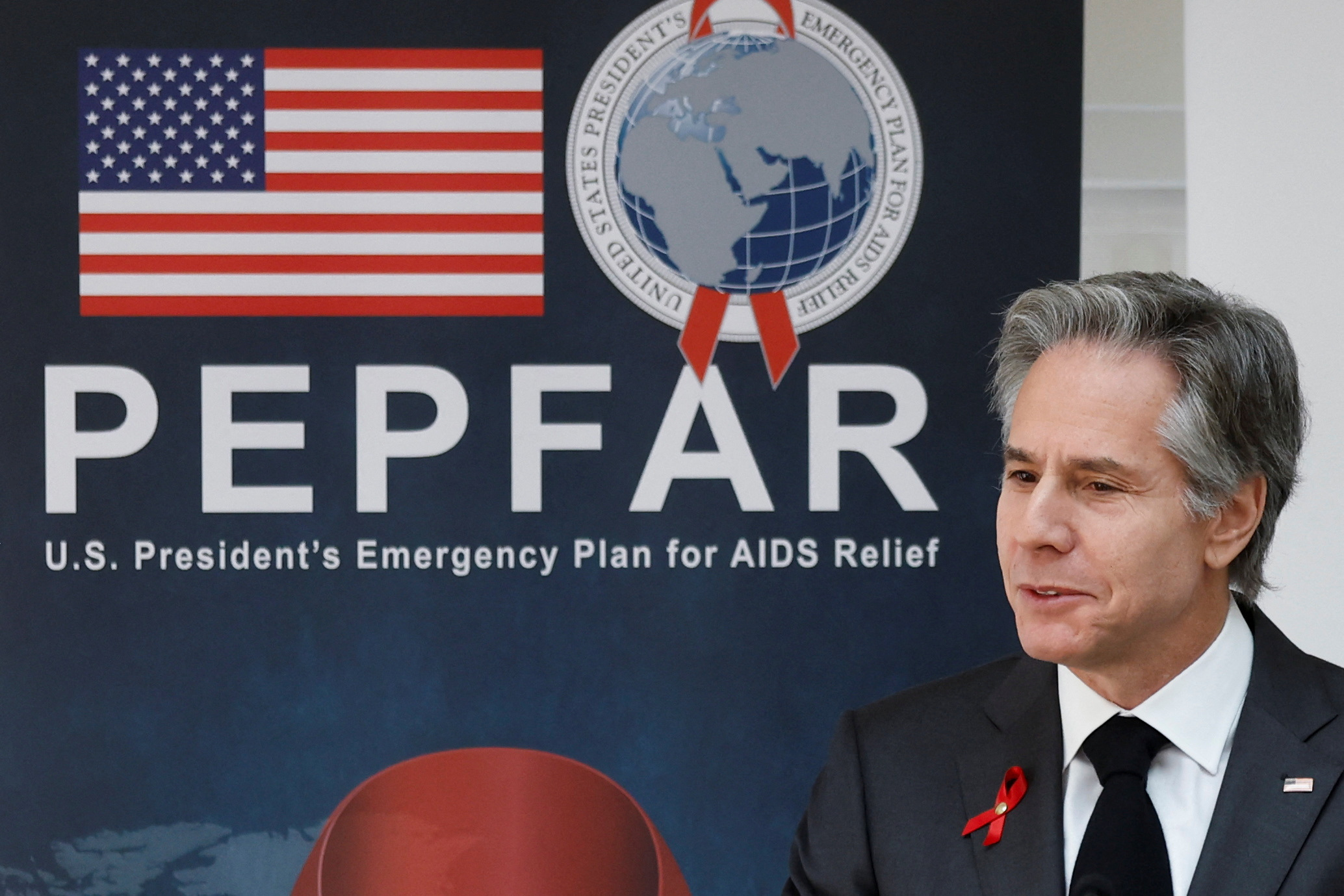 U.S. Secretary of State Blinken delivers remarks on PEPFAR at World AIDS Day event in Washington