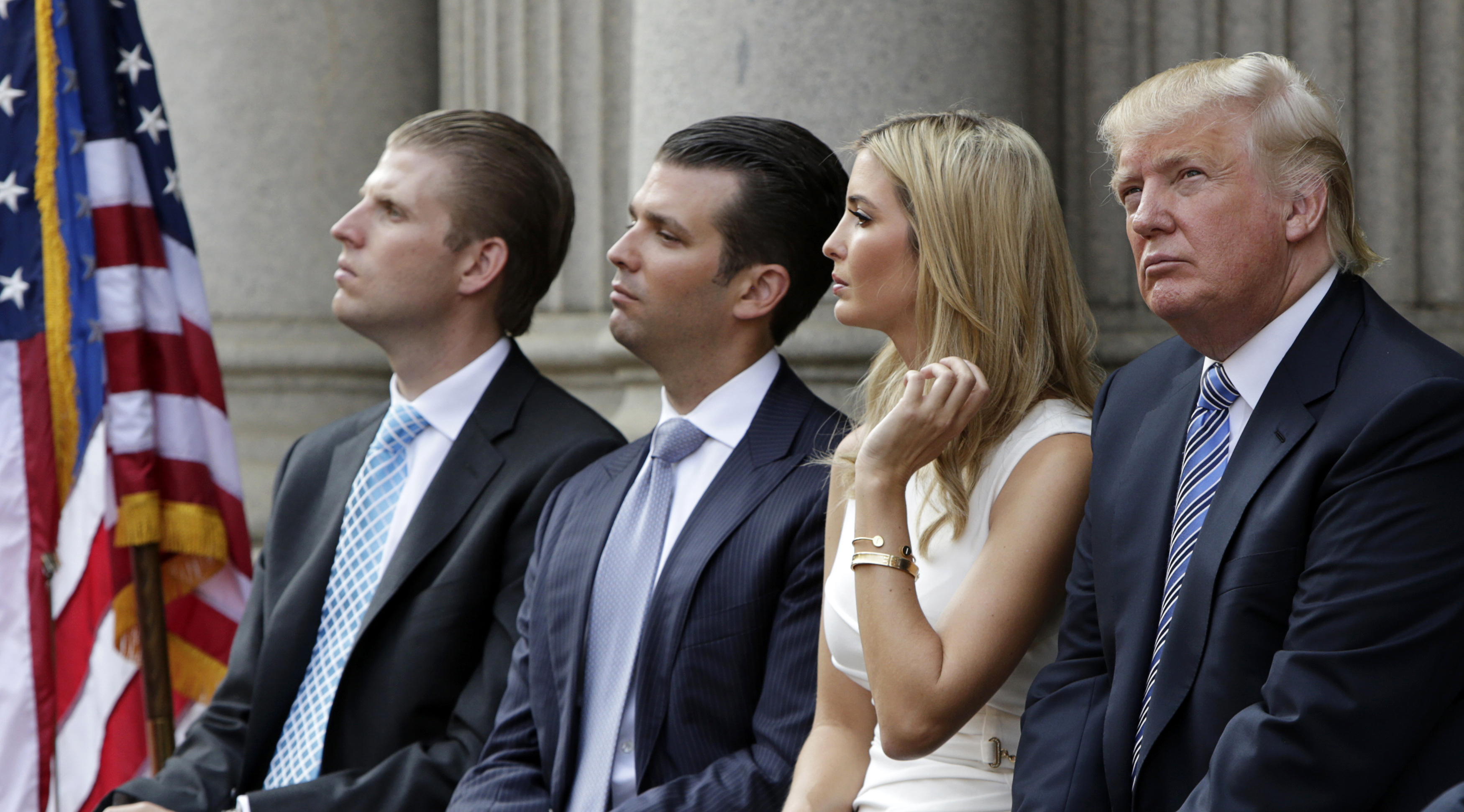 Trump family attends ground breaking of new hotel in Washington