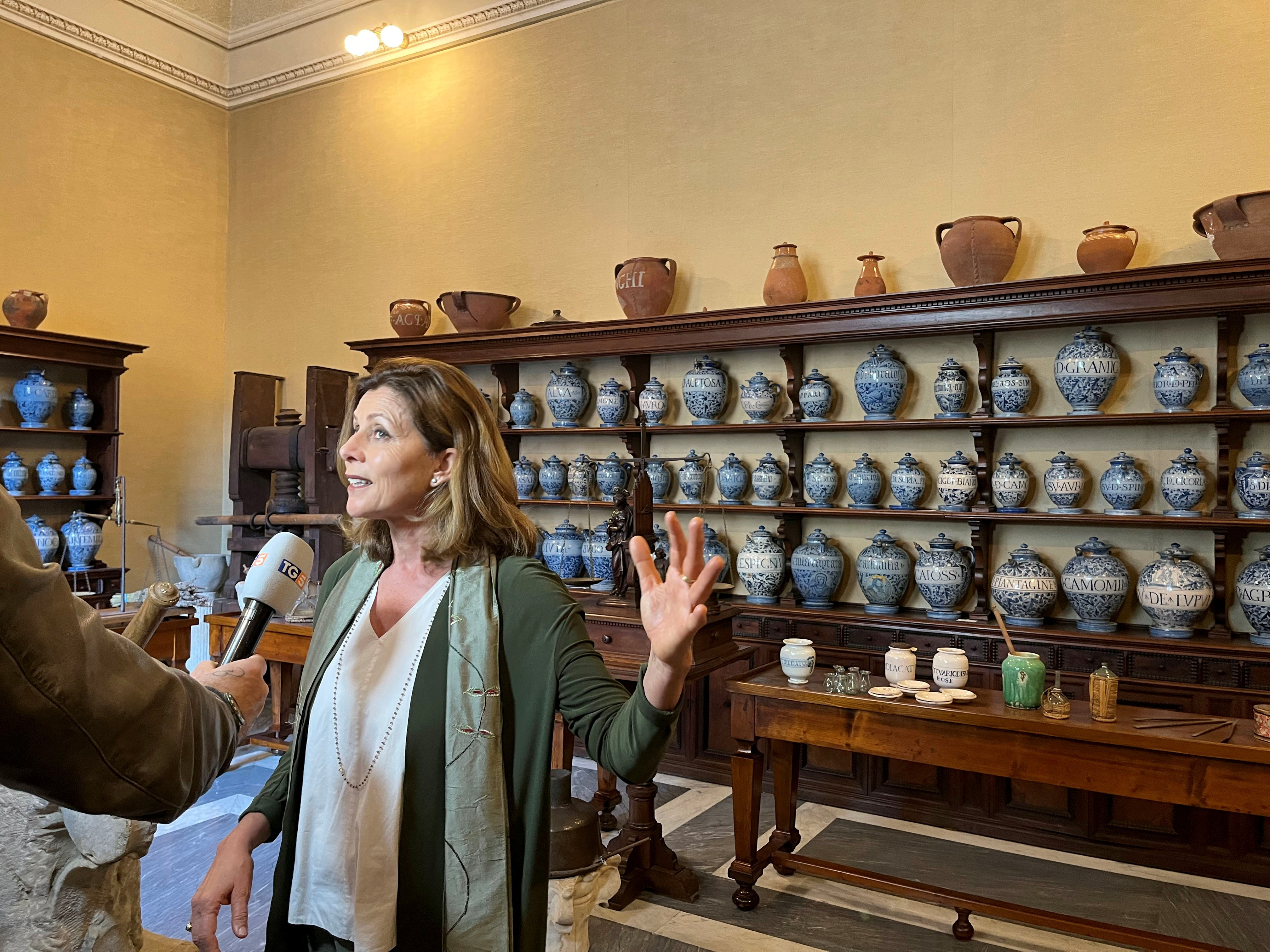 A 17th century pharmacy and apothecary are reassembled for a new exhibition of ceramics in the Vatican Museums