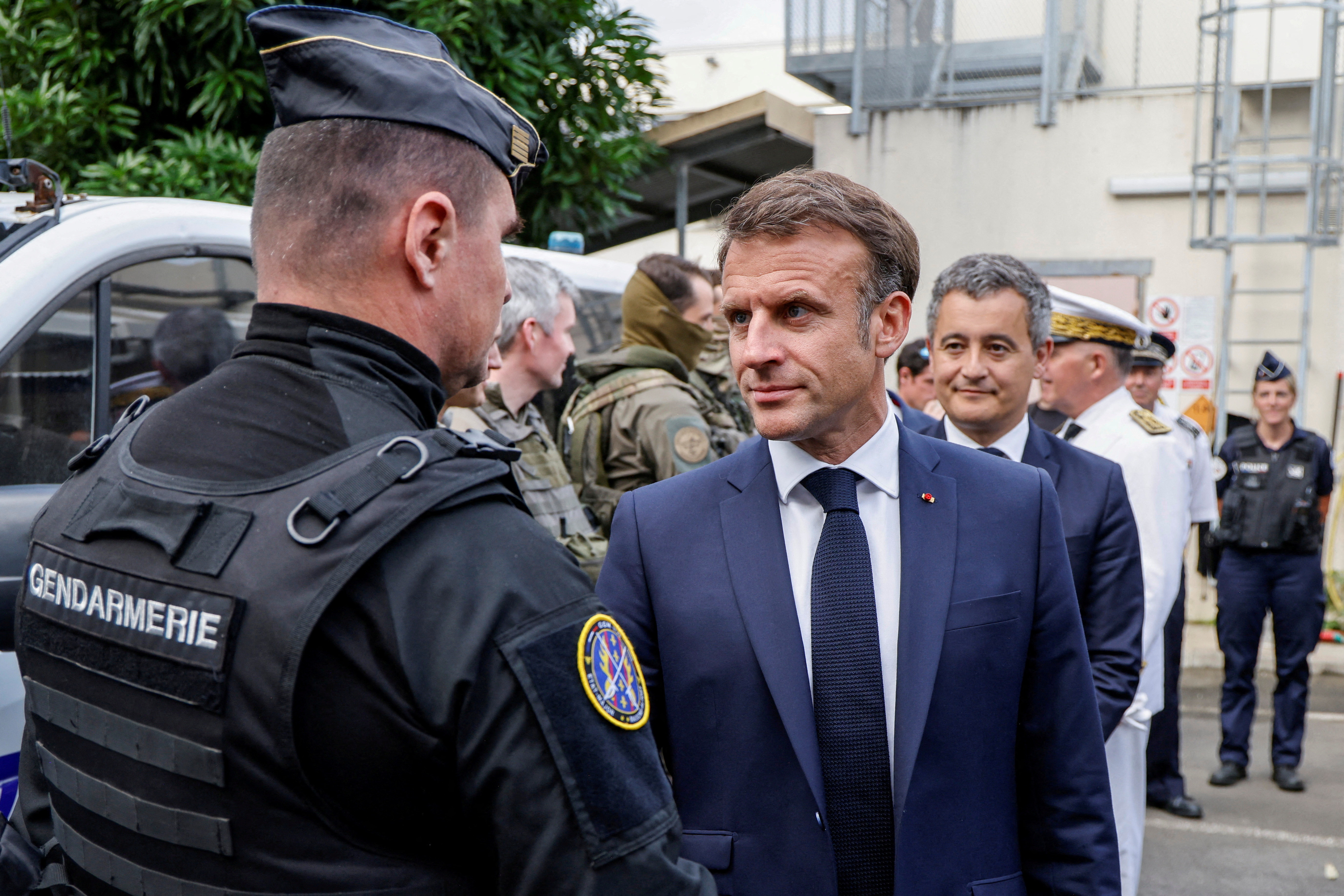 French President Macron visits New Caledonia