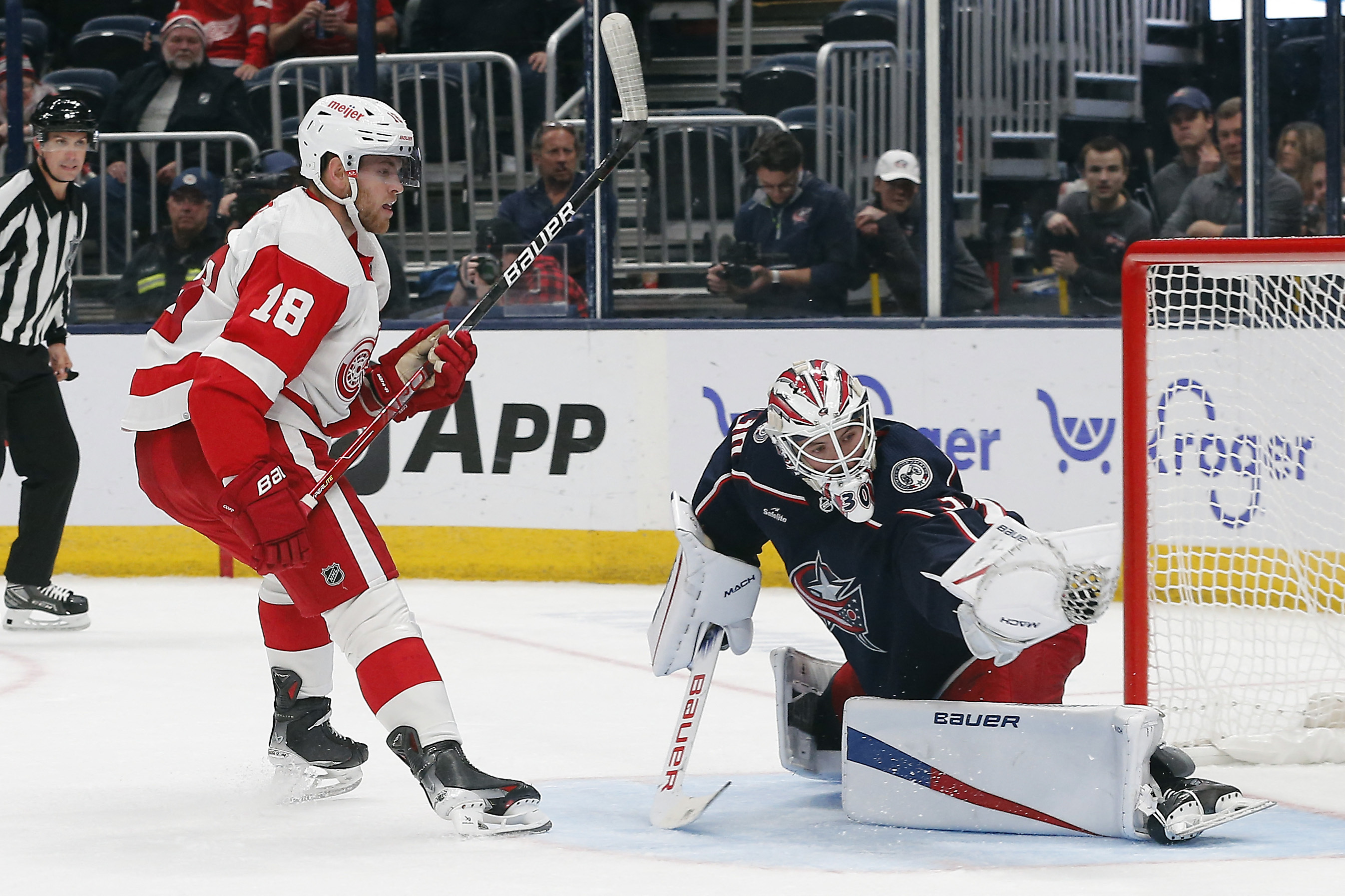 James Reimer, four goal-scorers carry Red Wings past Blue Jackets | Reuters