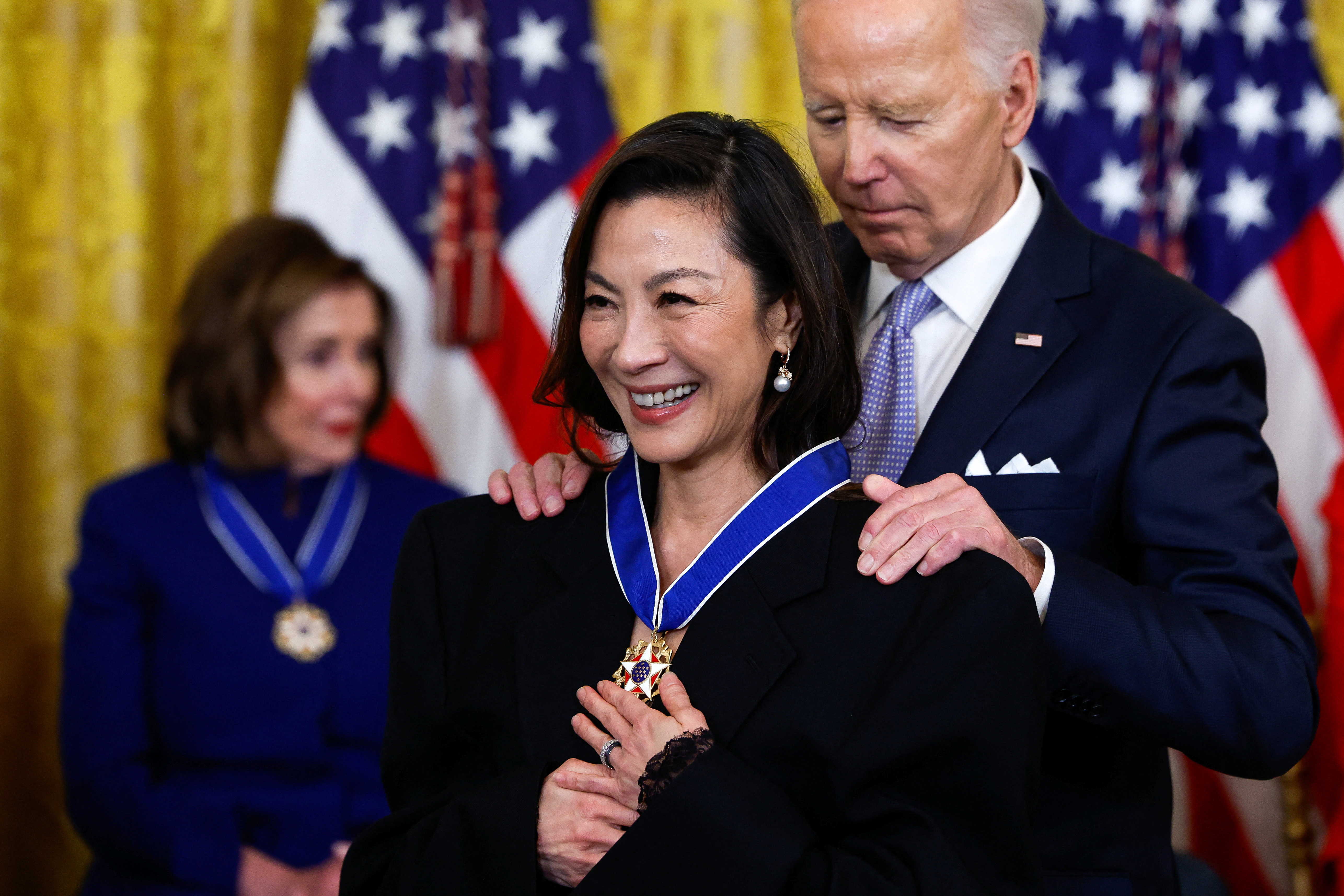 U.S. President Biden holds the Presidential Medal of Freedom ceremony at the White House in Washington