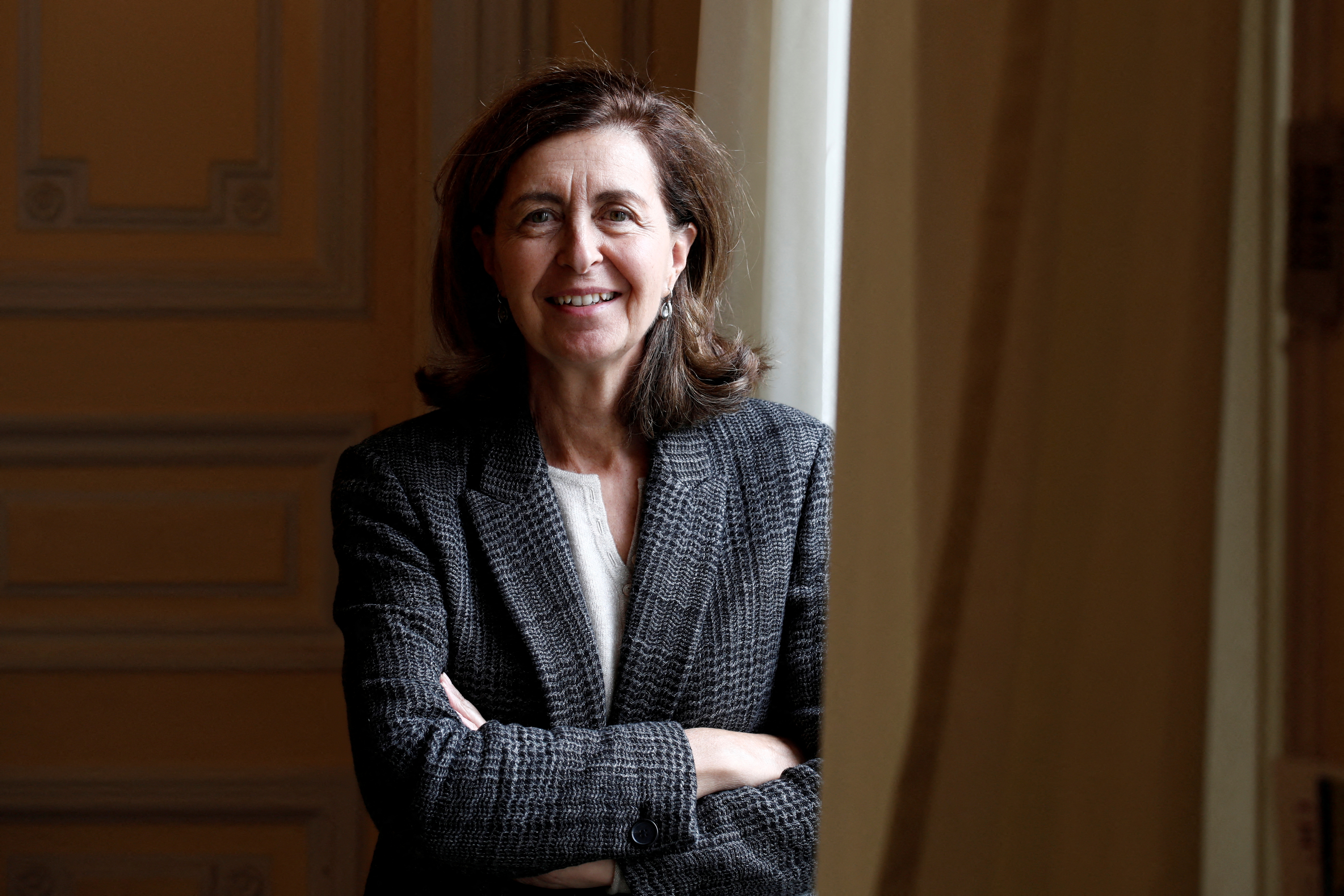 Dr Monique Eloit, Director General of the World Organisation for Animal Health (OIE), poses for a portrait at their headquarters in Paris, France, October 30, 2019. REUTERS/Benoit Tessier/File Photo