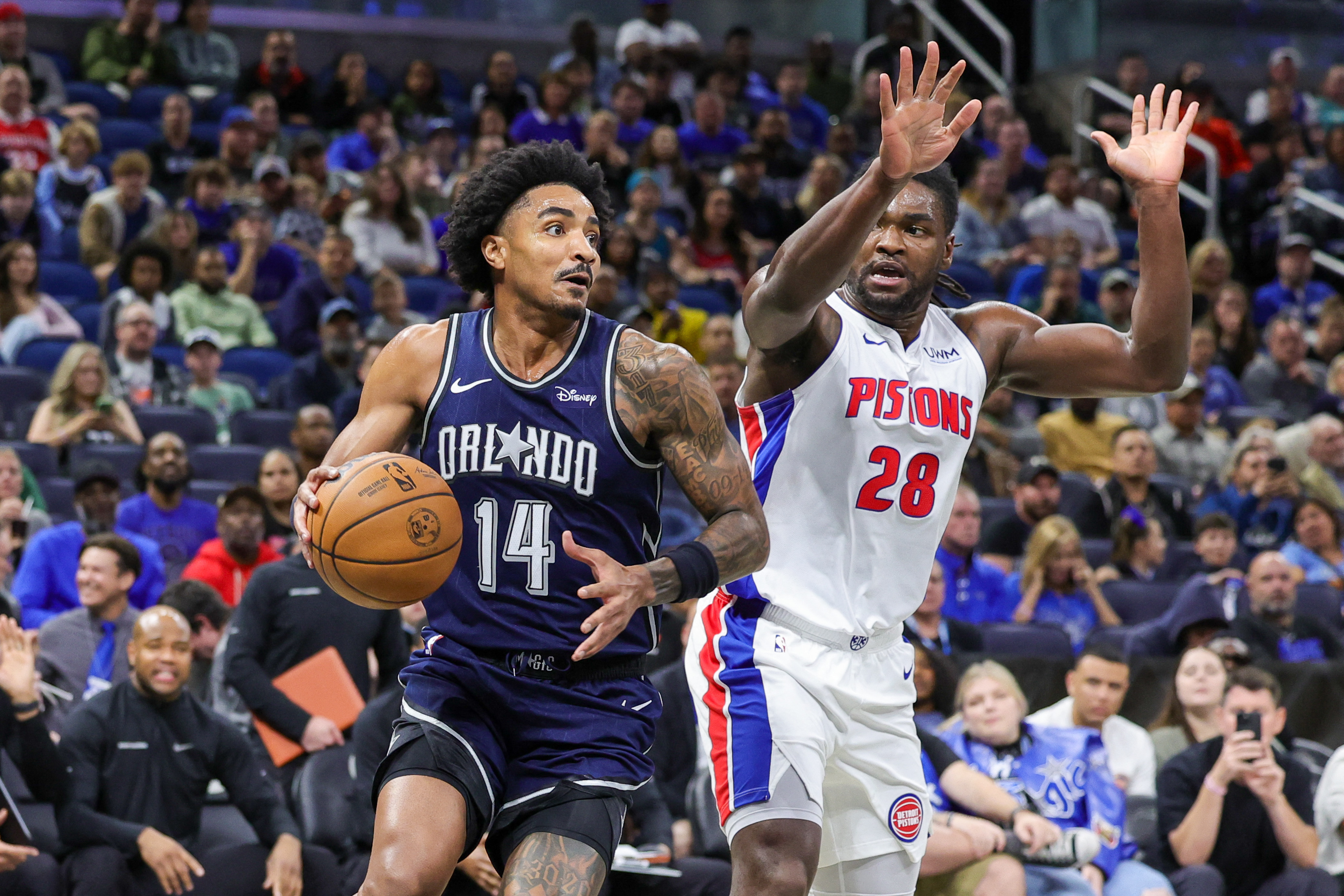 Pistons fall in final seconds to Orlando