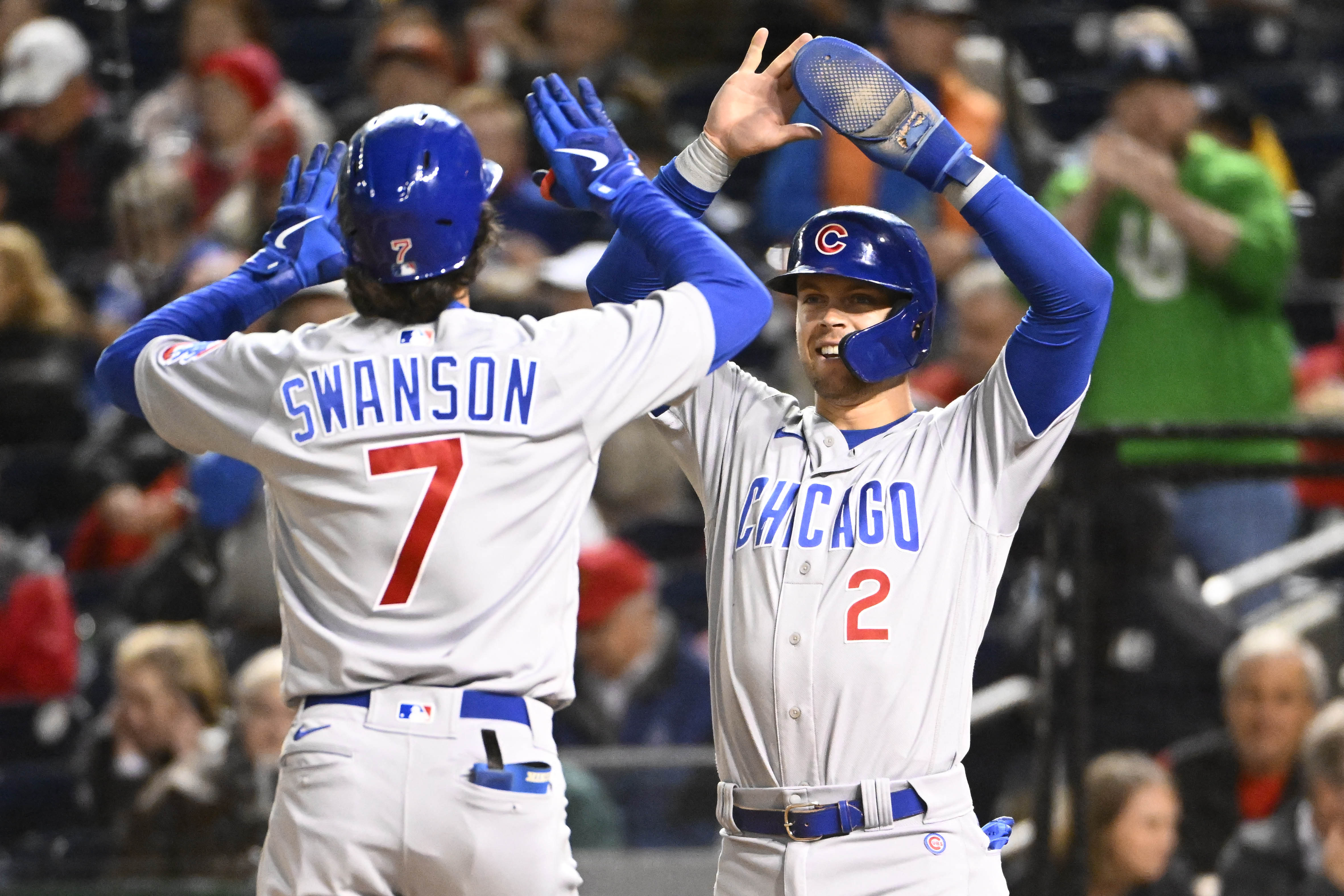 Swanson homers, Smyly sharp as Cubs beat Nationals 5-1