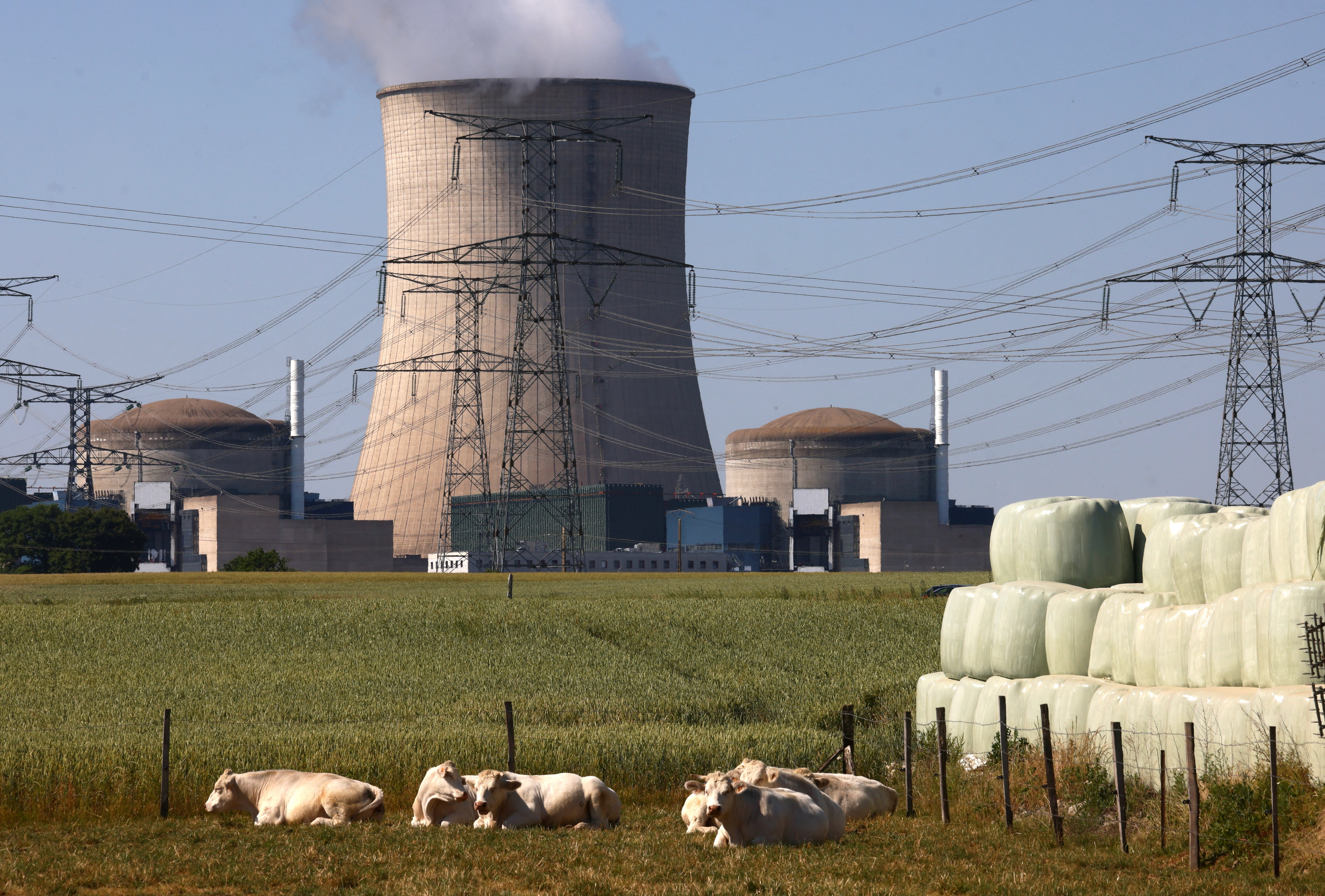 A general view shows the Electricite de France (EDF) nuclear power plant in Cattenom