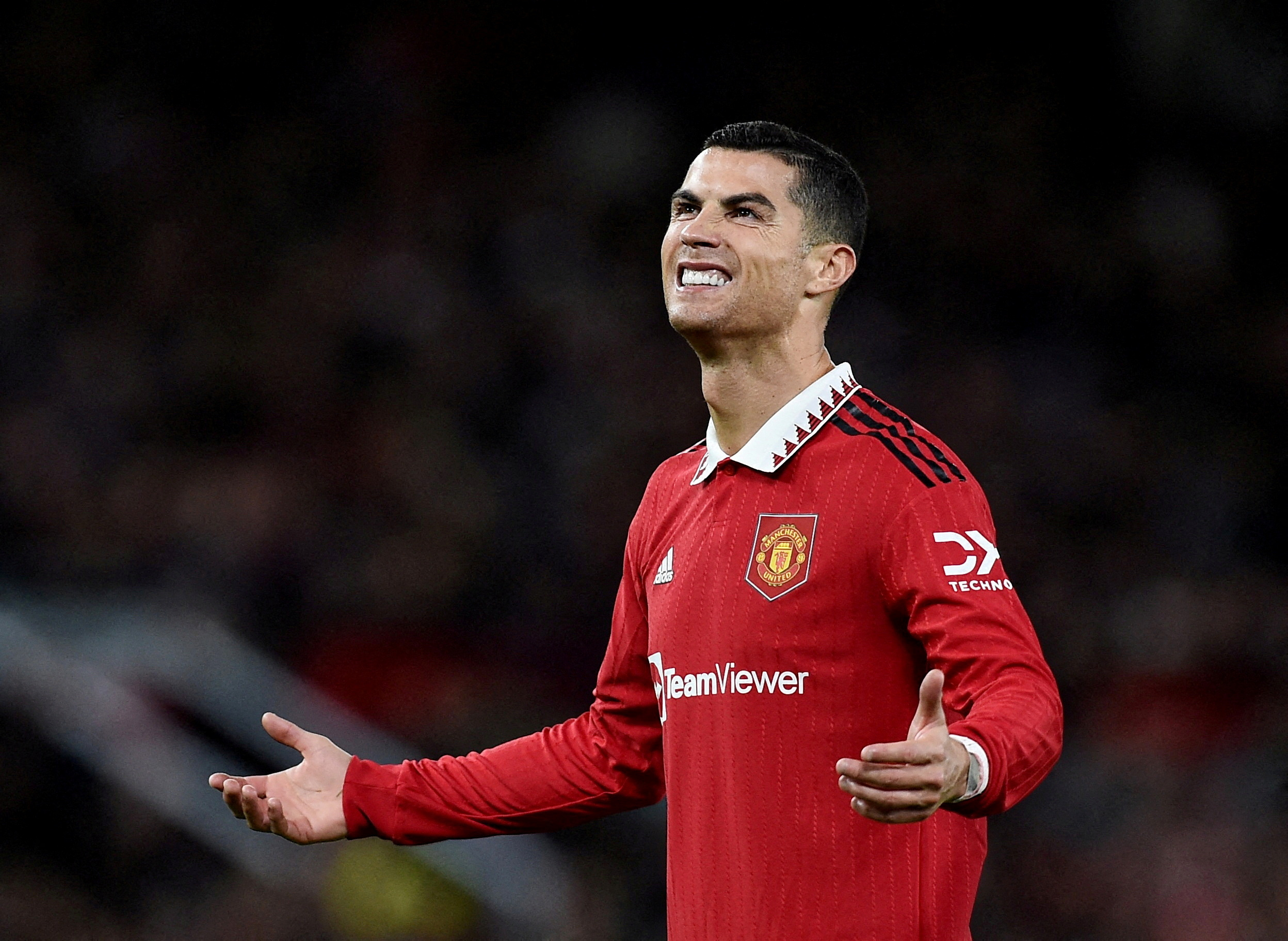 Cristiano Ronaldo starts as forward makes second Manchester United