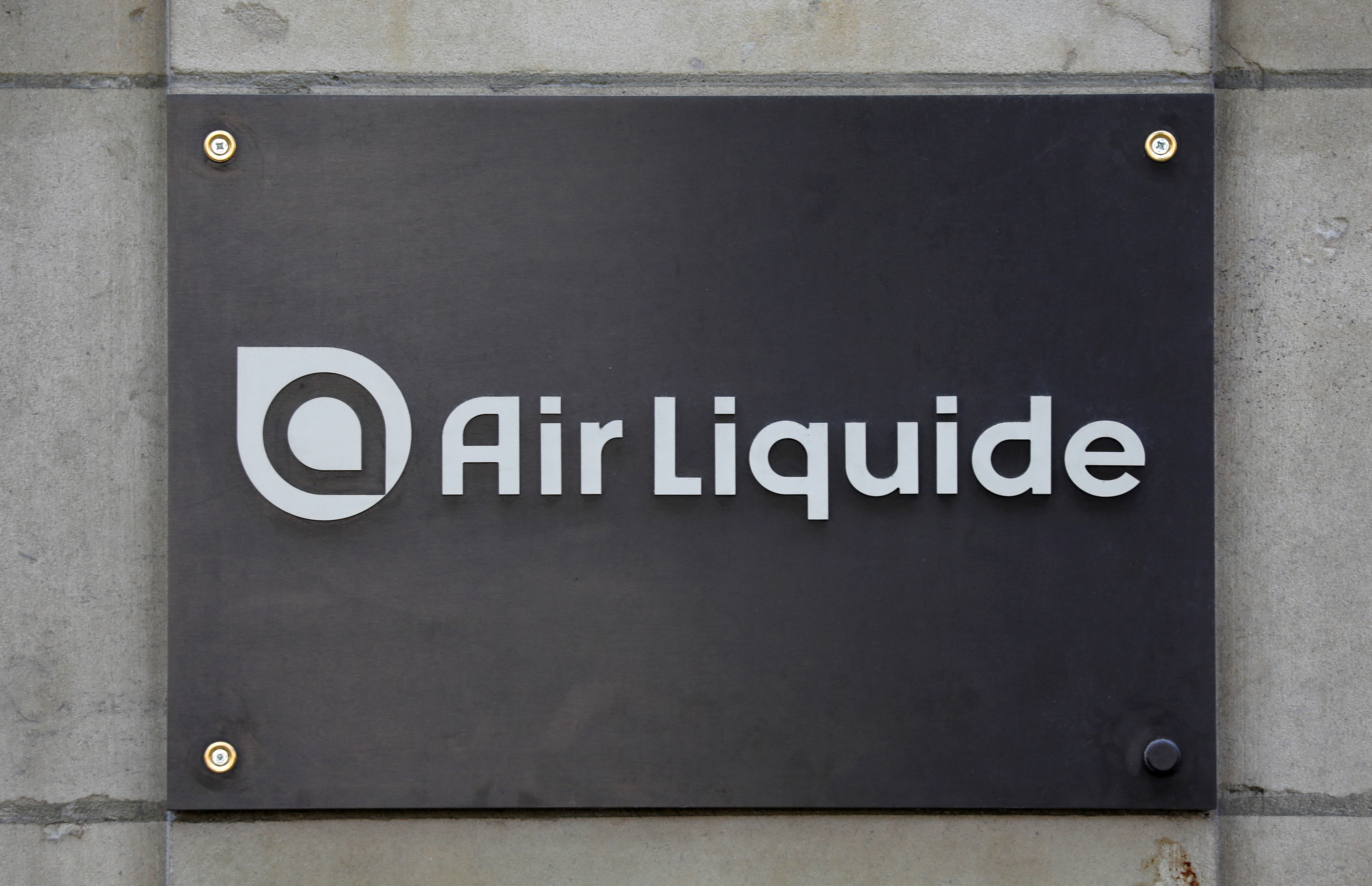 Air Liquide logo is seen in Paris