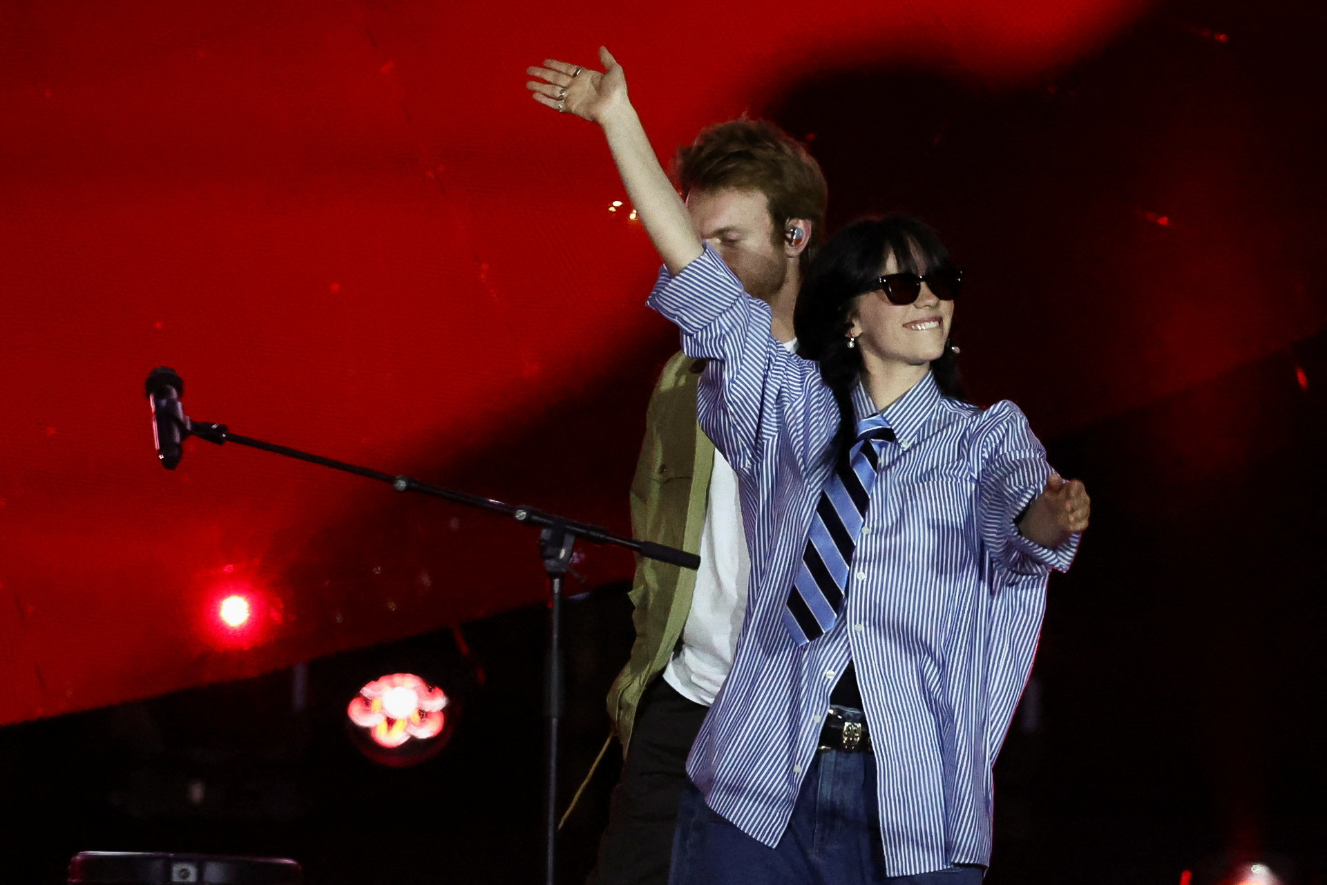 Billie Eilish, Lenny Kravitz perform at concert tied to Paris summit ...