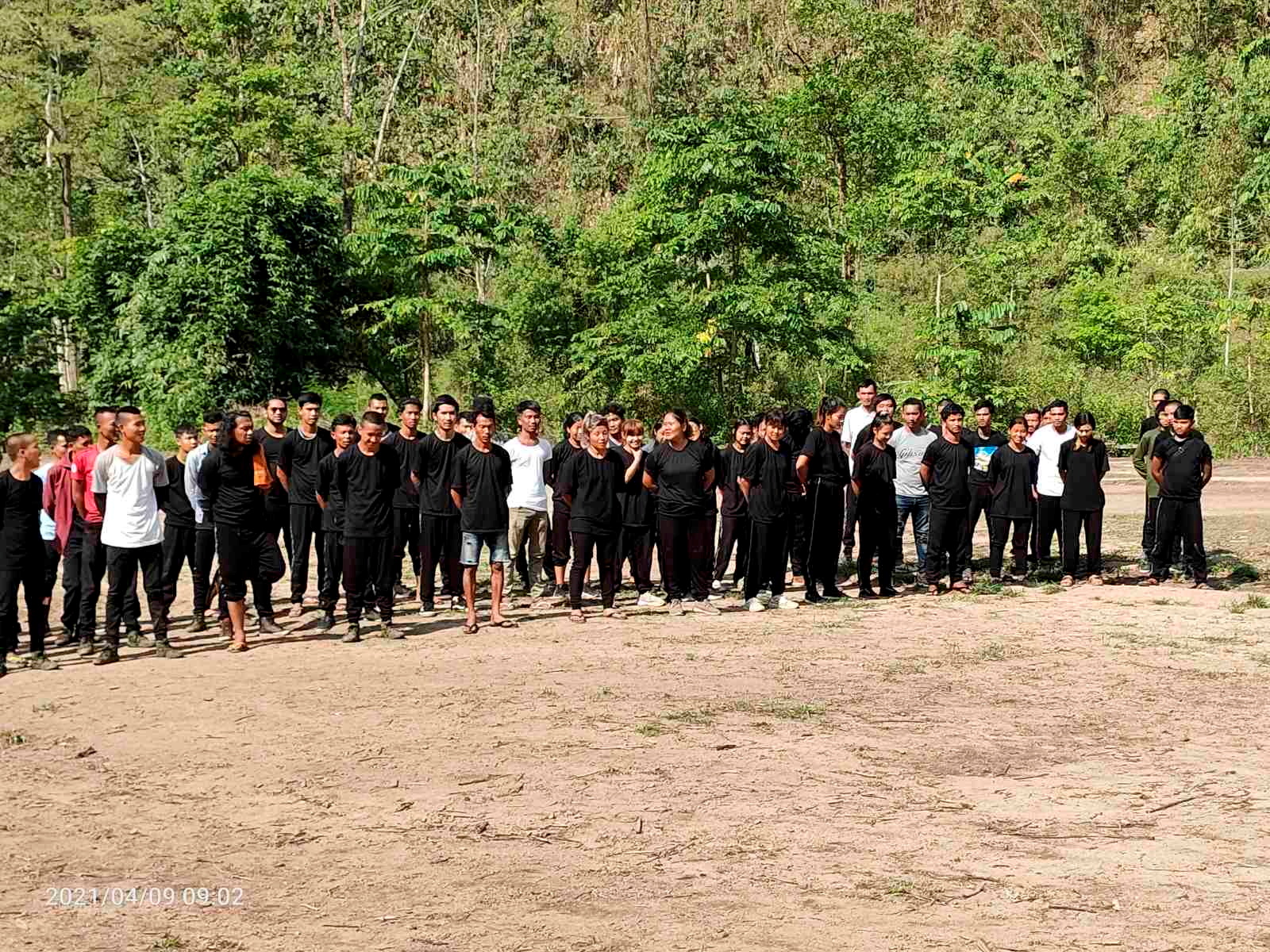 Youths In Black Myanmar Protesters Train To Fight Junta Reuters