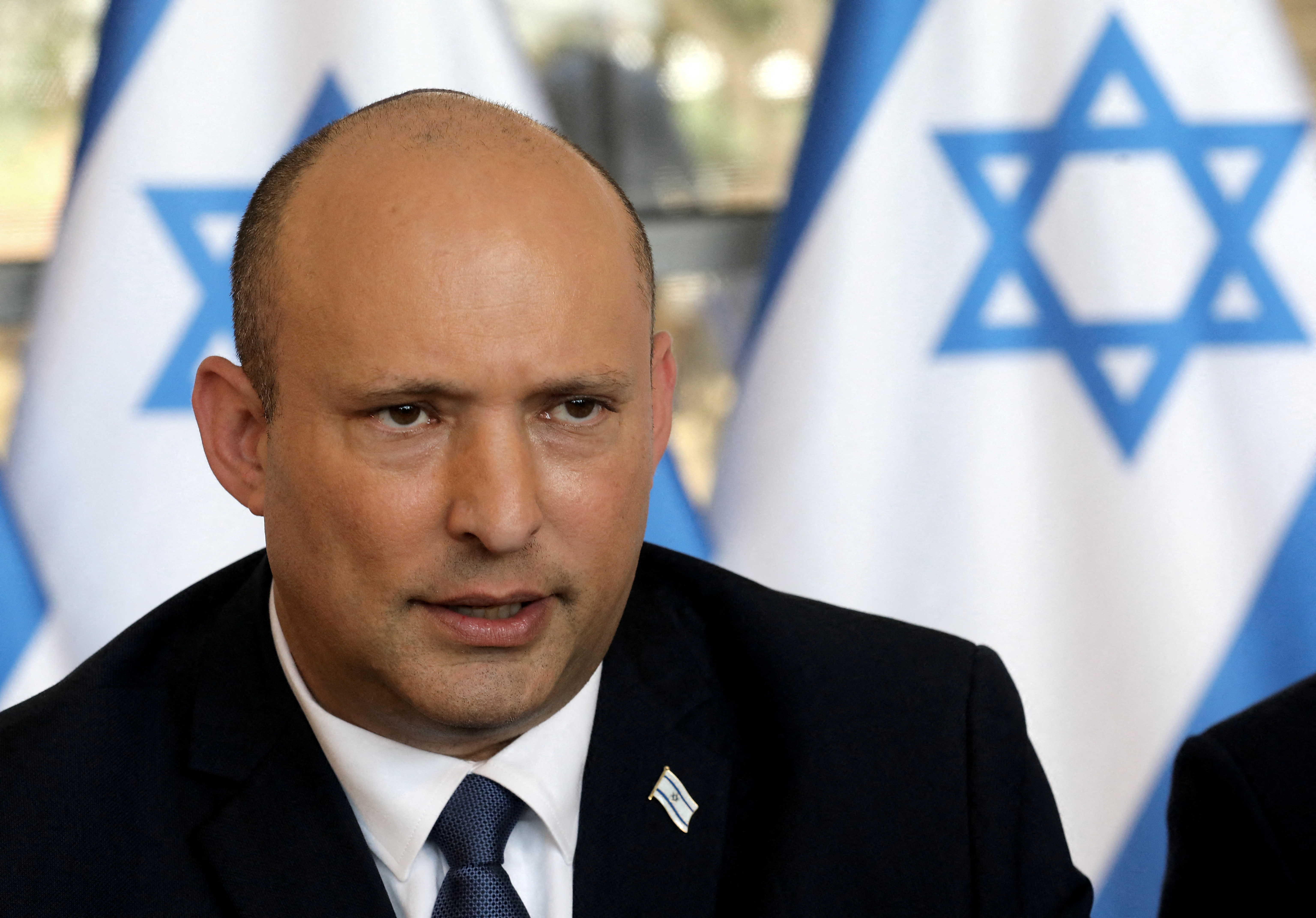 Israeli Prime Minister Bennett attends weekly cabinet meeting in Jerusalem