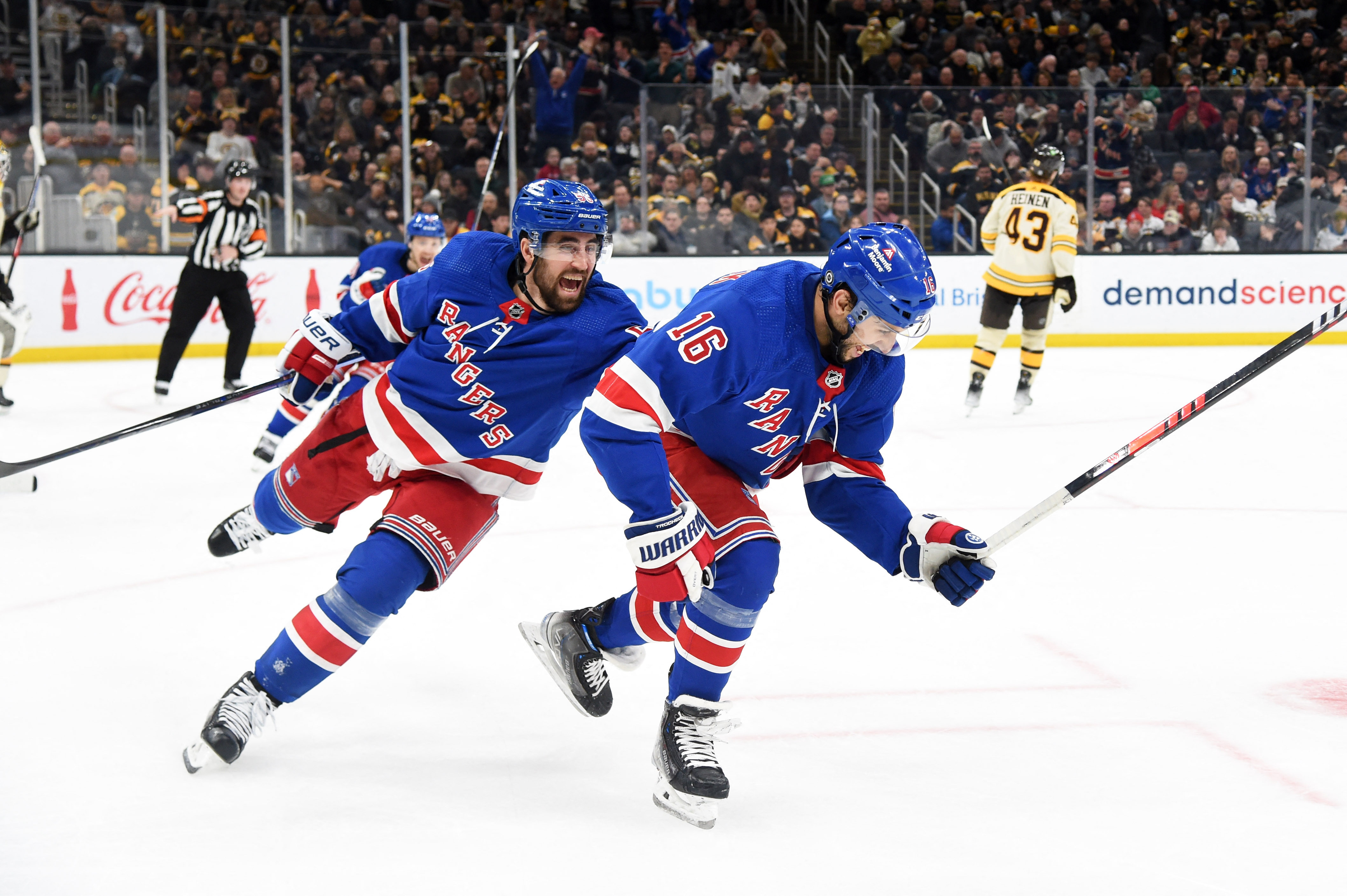 Bruins Fall to Rangers in Overtime in Battle of East's Best