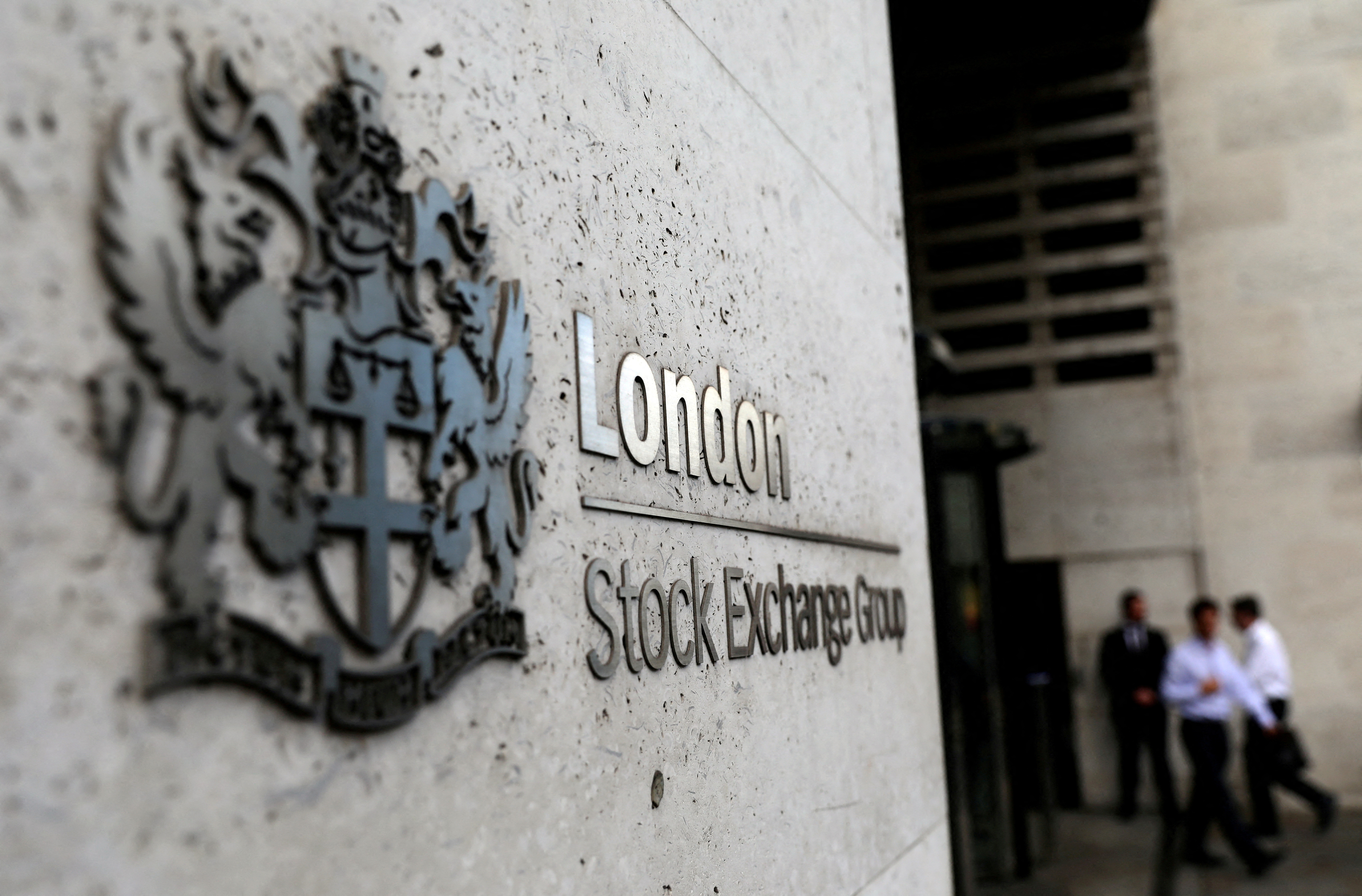 The London Stock Exchange in London, Britain