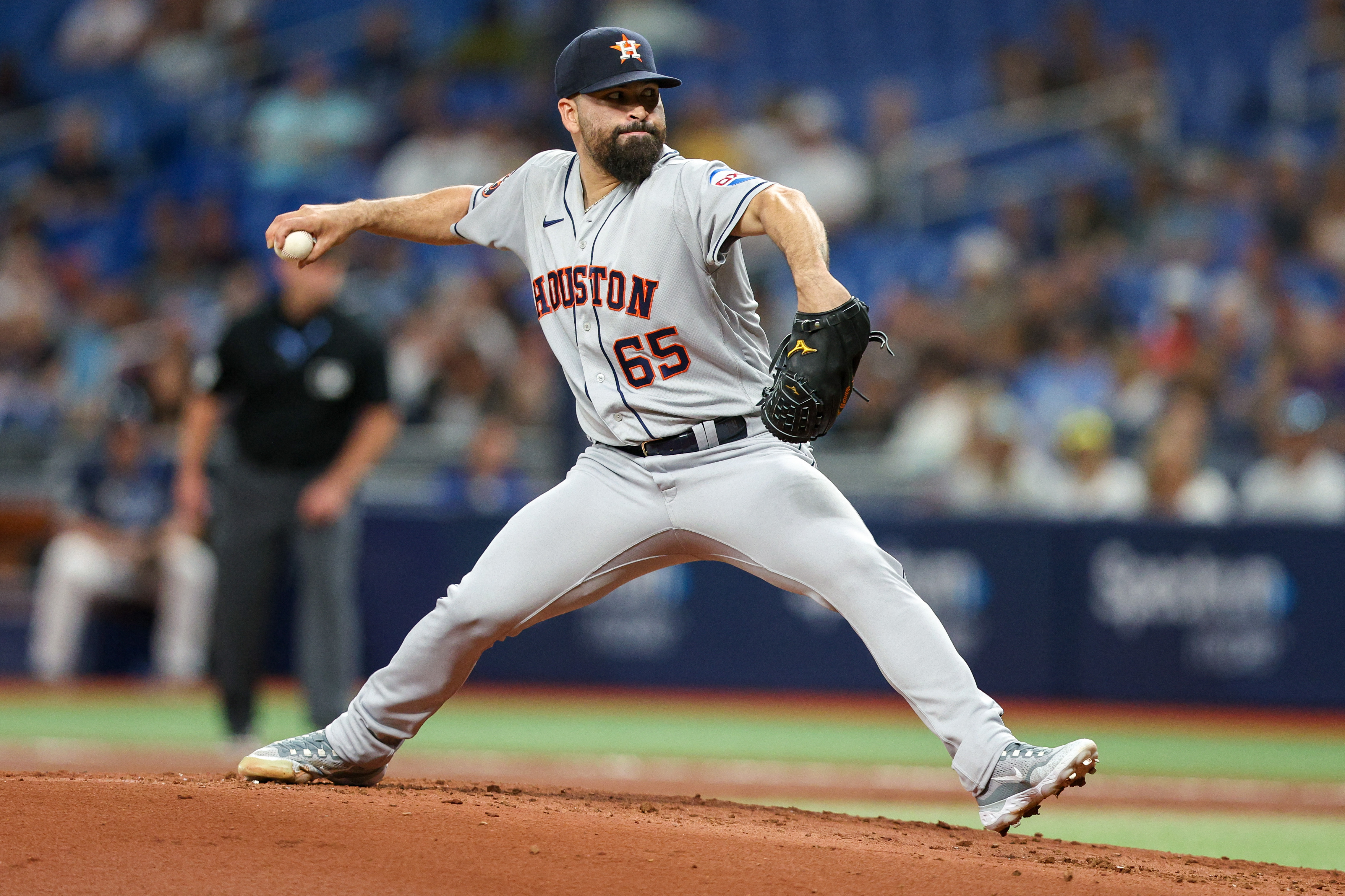 21 JUN 2014: Jose Altuve of the Astros during the regular season game  between the Houston Astros and the Tampa Bay Rays at Tropicana Field in St.  Petersburg, Florida. The Astros and