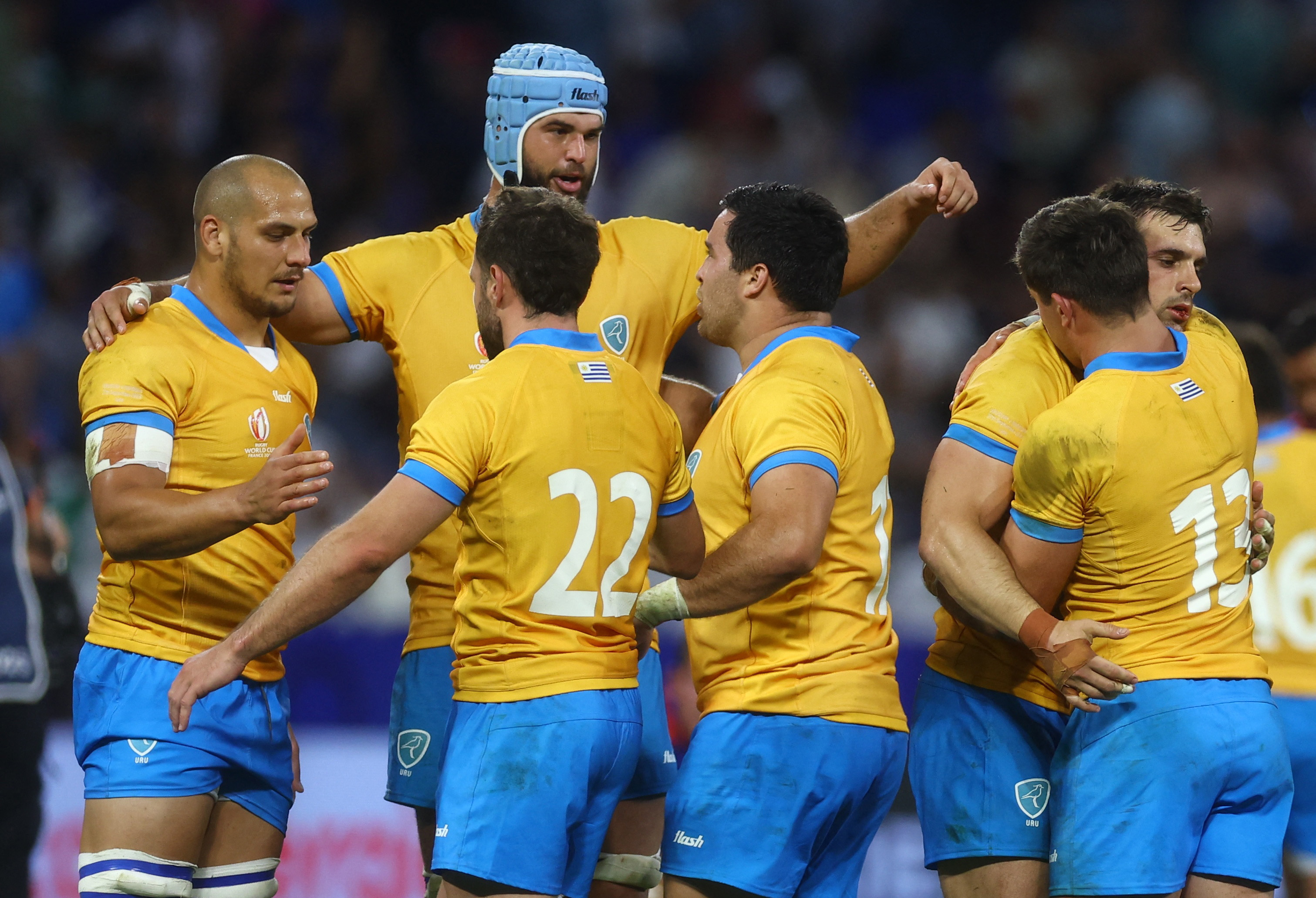 Uruguay fight back to deny 14-man Namibia first-ever Rugby World