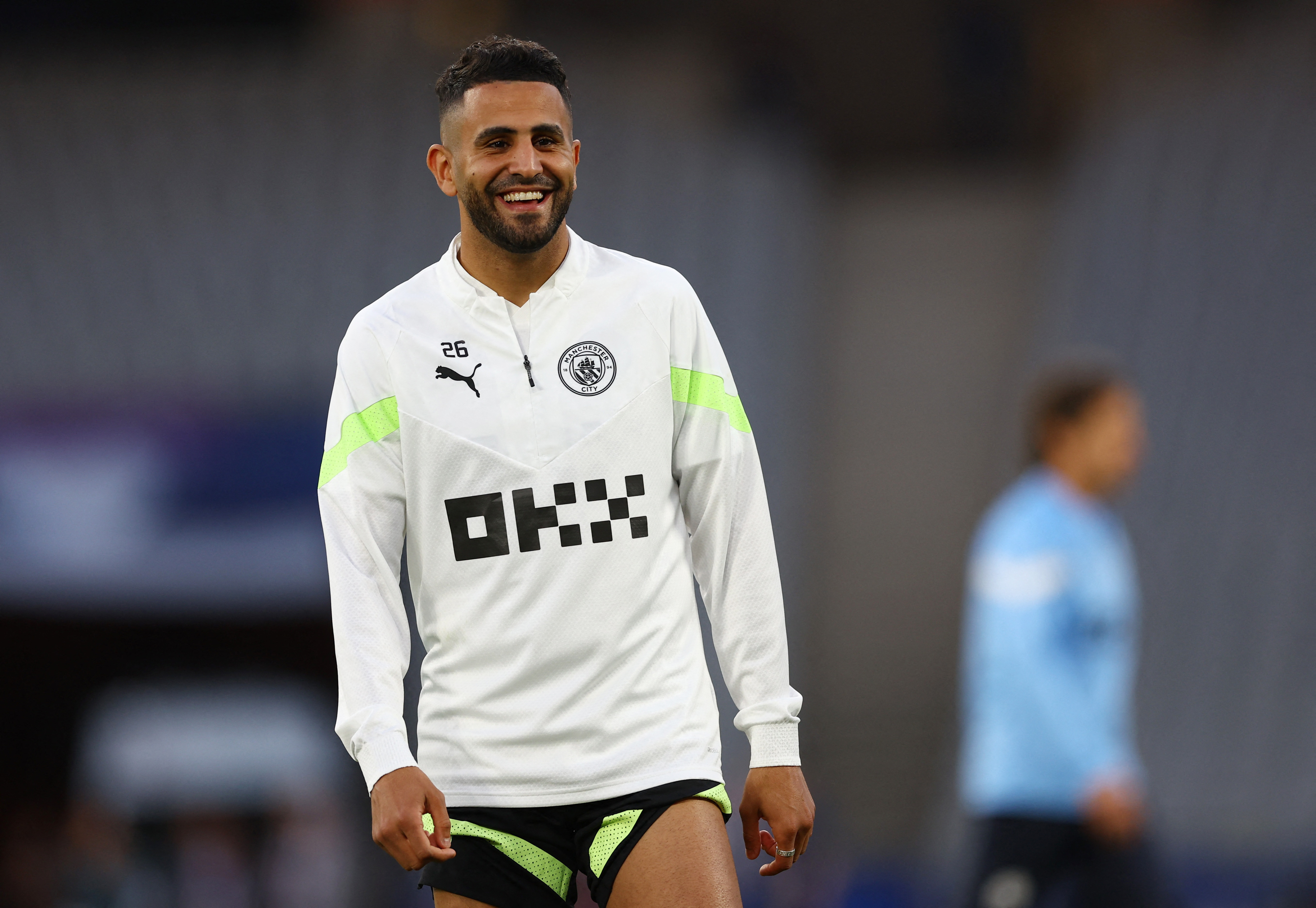 Riyad Mahrez wears Al-Ahli jersey after signing from Man City