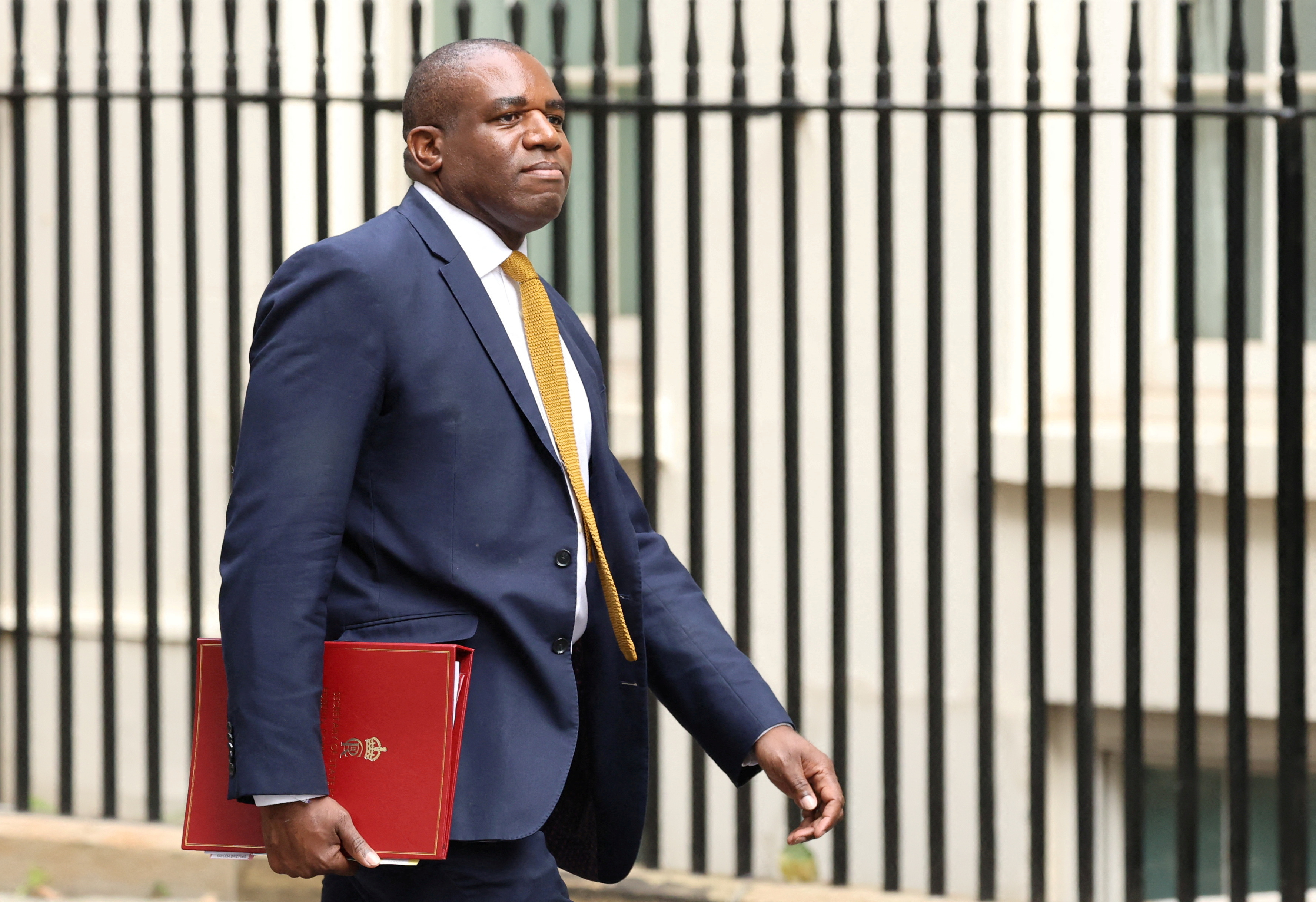 Britain's Foreign Secretary Lammy attends cabinet meeting in London