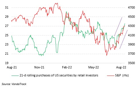 U.S. retail investor equity purchases