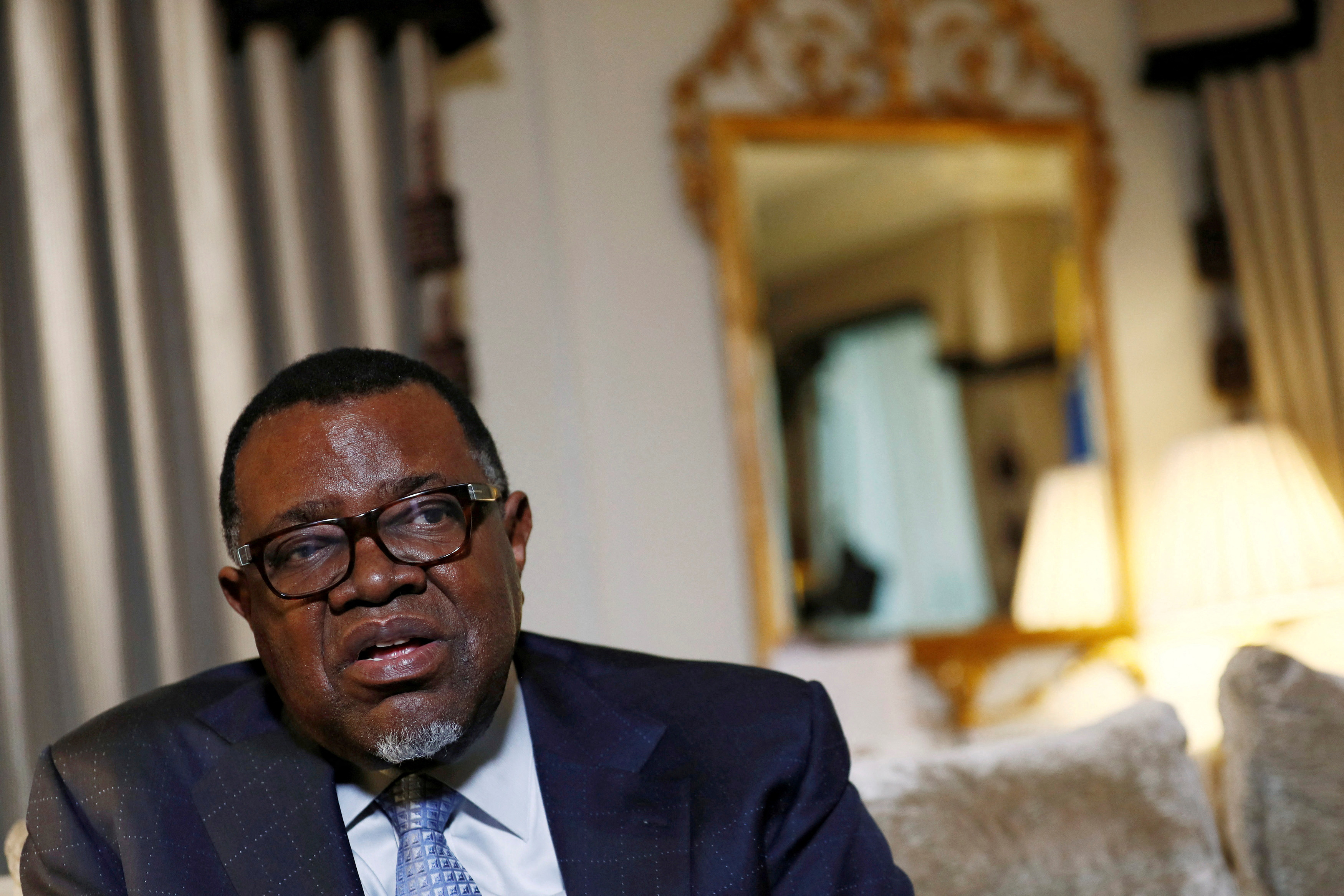 Namibia's Late President Geingob Buried | Reuters