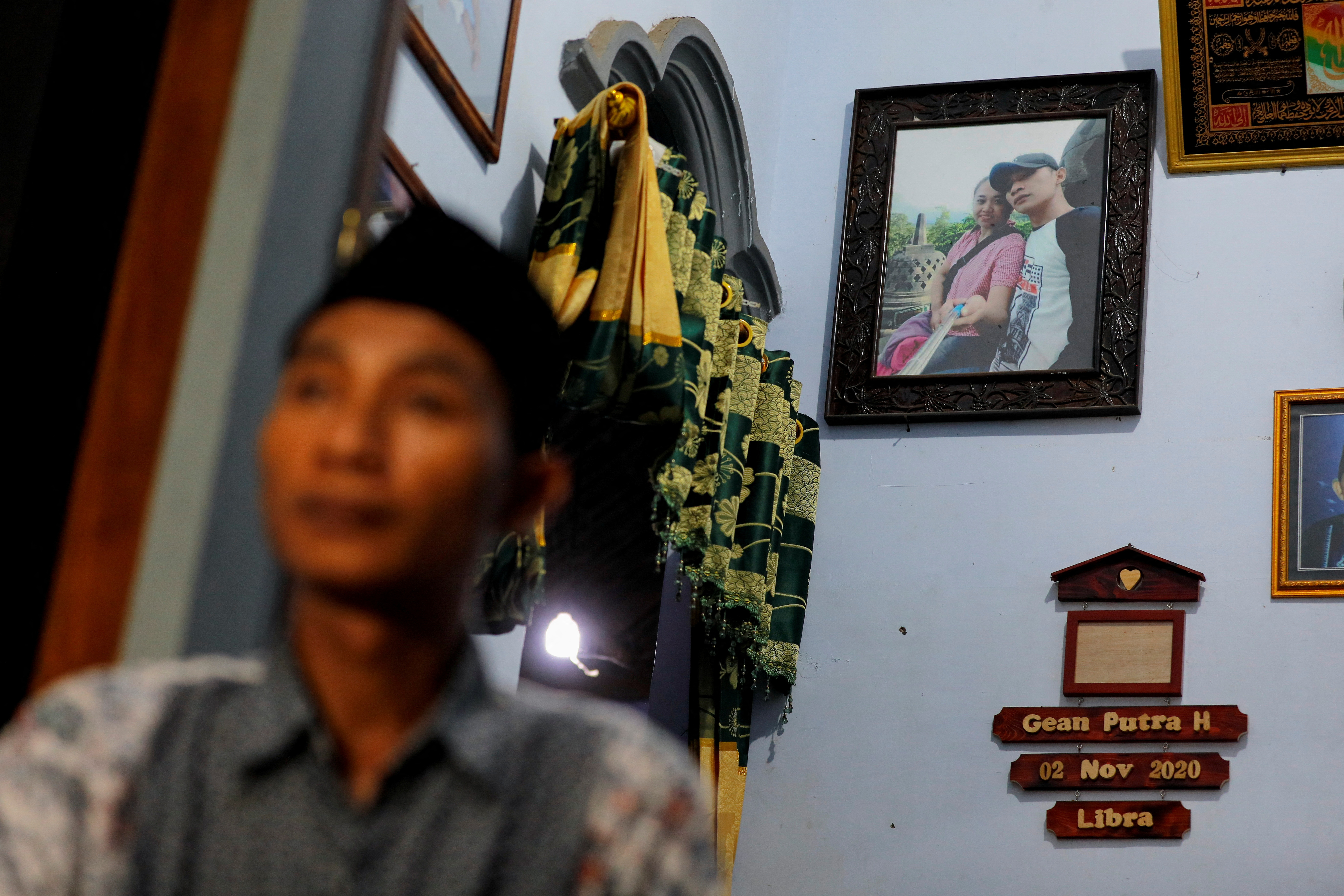A husband who lost his wife and two daughters in recent soccer riot and stampede in Malang