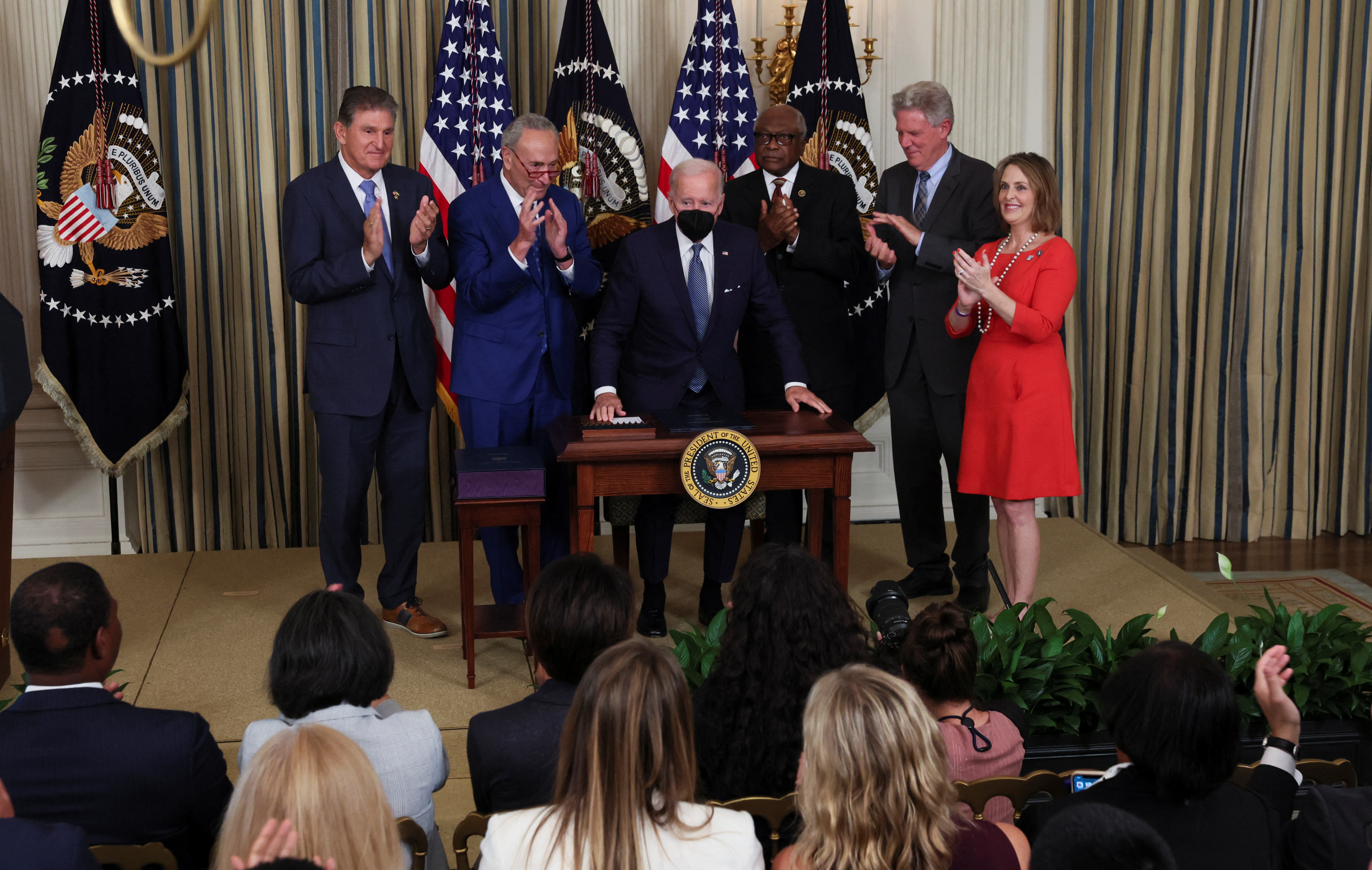 U.S. President Joe Biden signs 