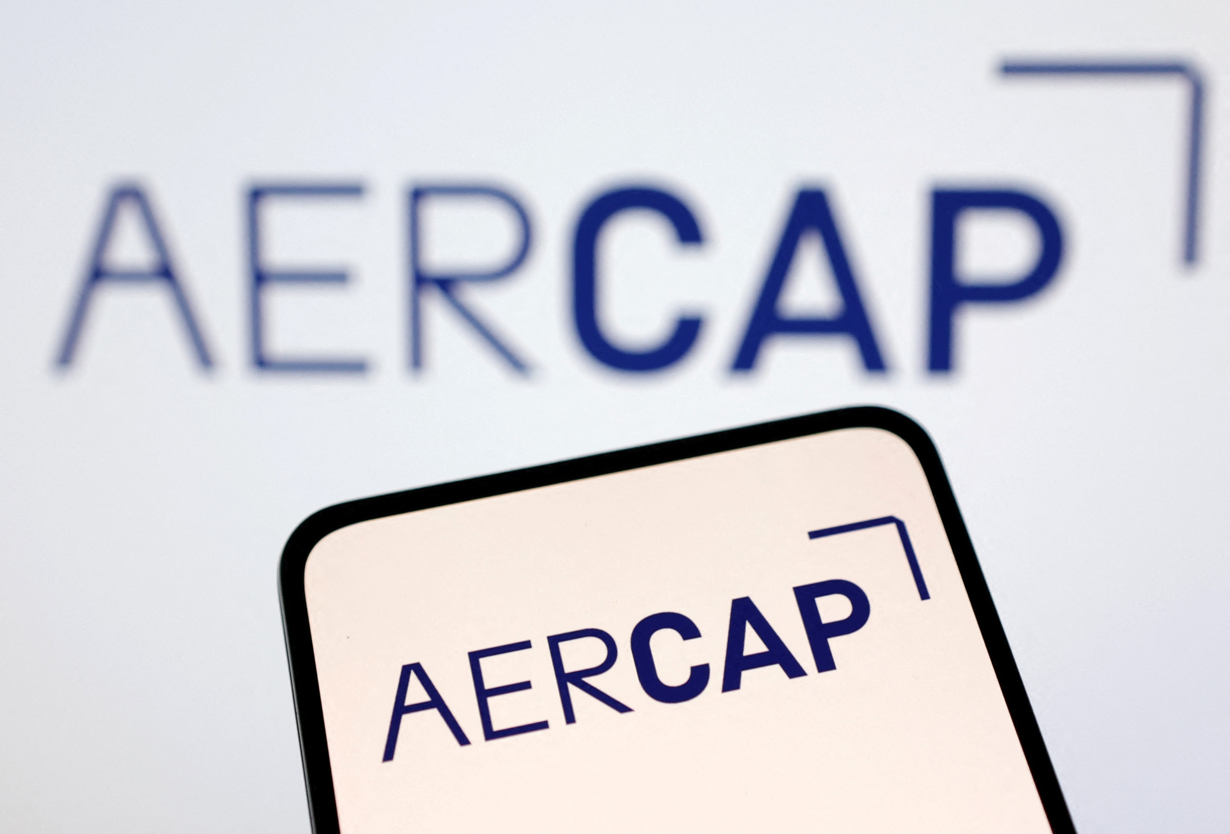 Illustration shows AerCap logo