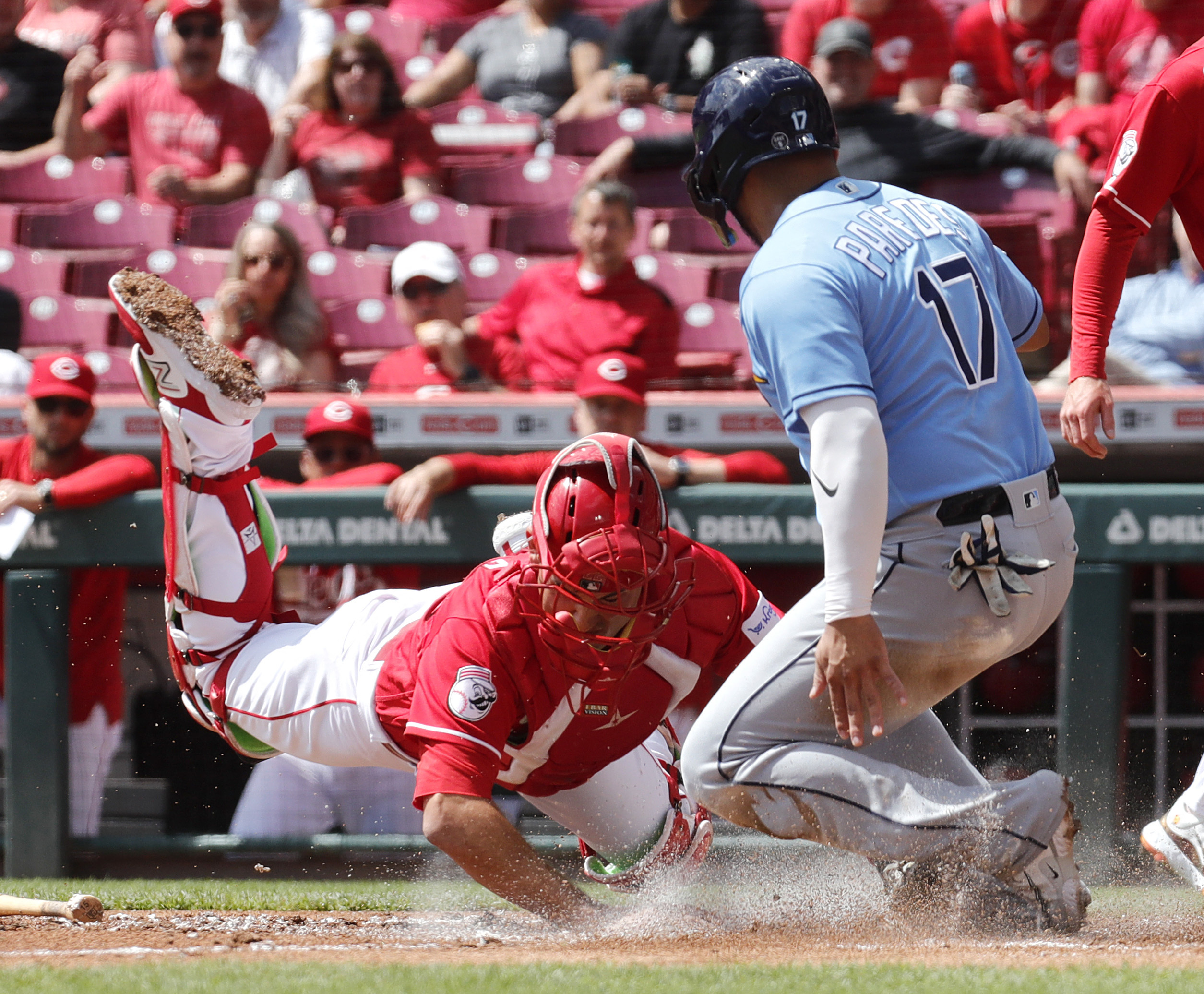 Rays rout Tigers 8-0