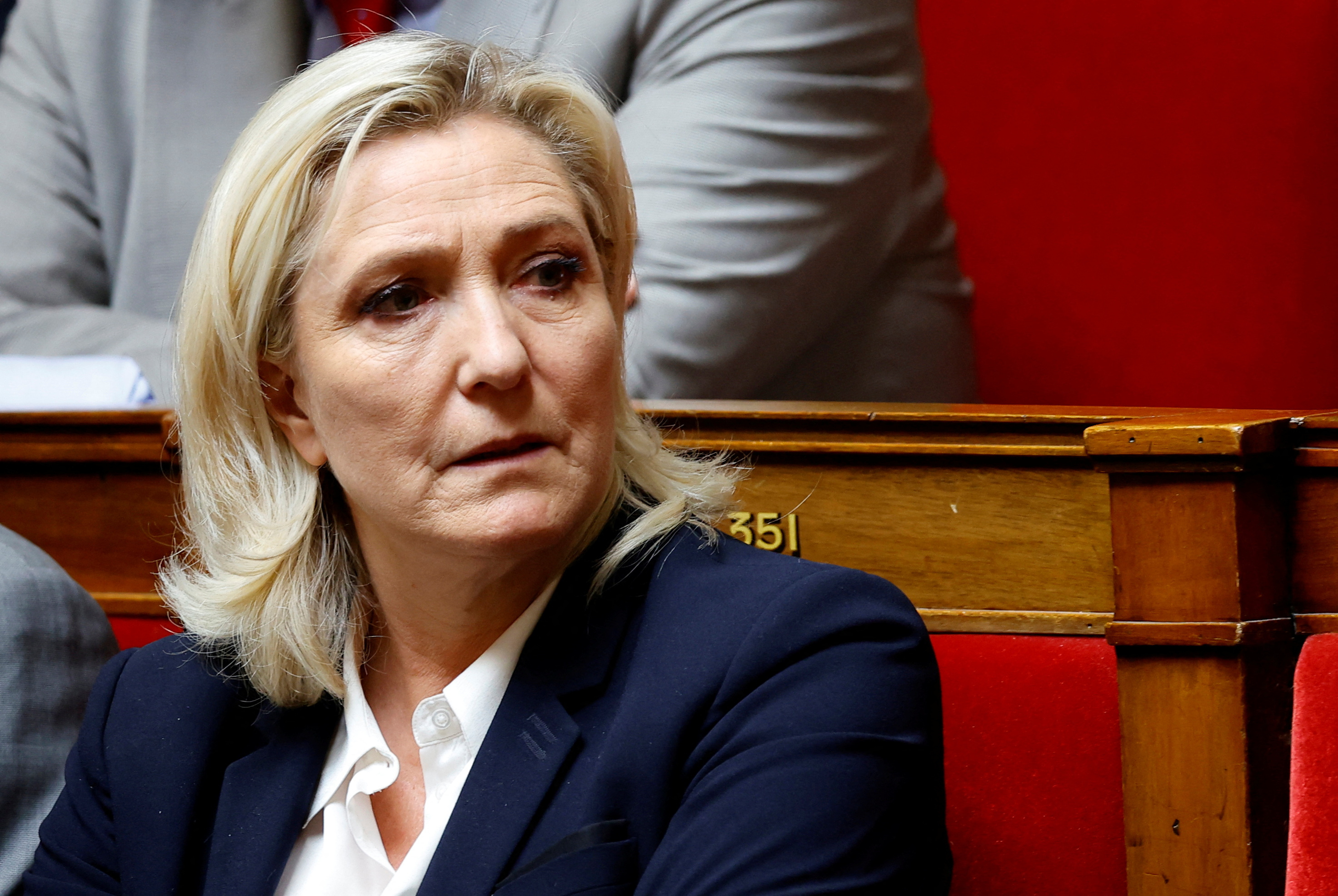 French far-right leader Marine Le Pen forced to defend Putin links, Marine Le  Pen