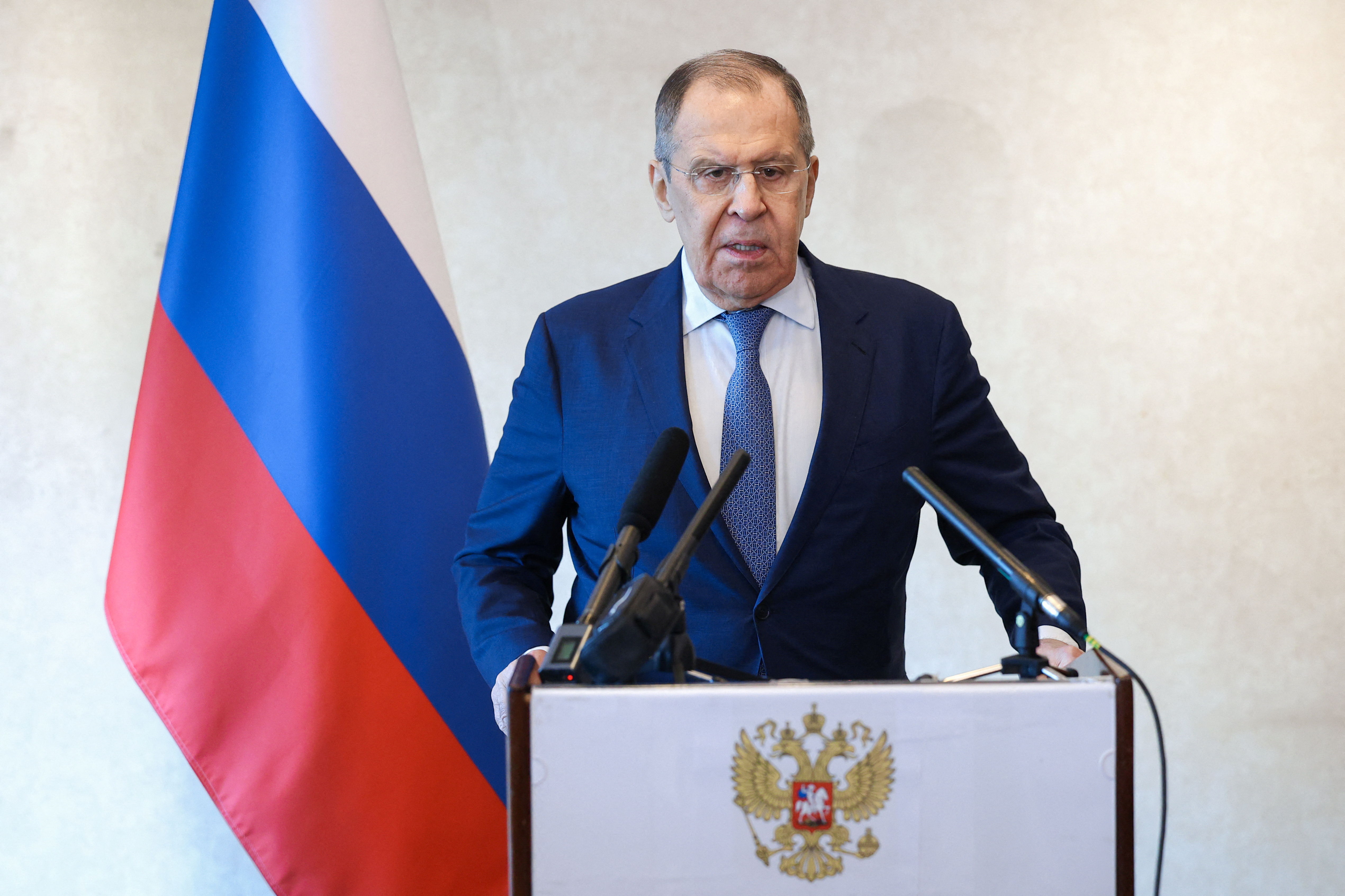 Russian Foreign Minister Sergei Lavrov visits Kenya